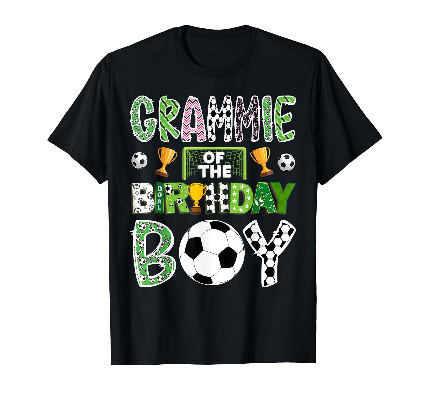 Grammie Birthday Soccer Player Game Day T-Shirt - Graphic Print Unisex - T-Shirt, Sweatshirt, Hoodie