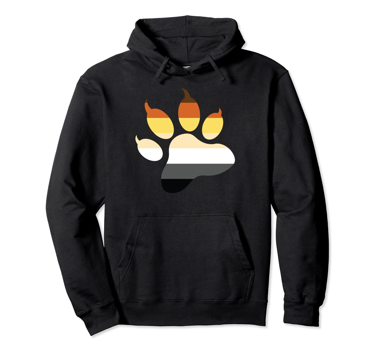 Lgbt Papa Mens Gay Pride Month Paw Hoodie - Aesthetic Graphic Men Women - T-Shirt, Sweatshirt, Hoodie