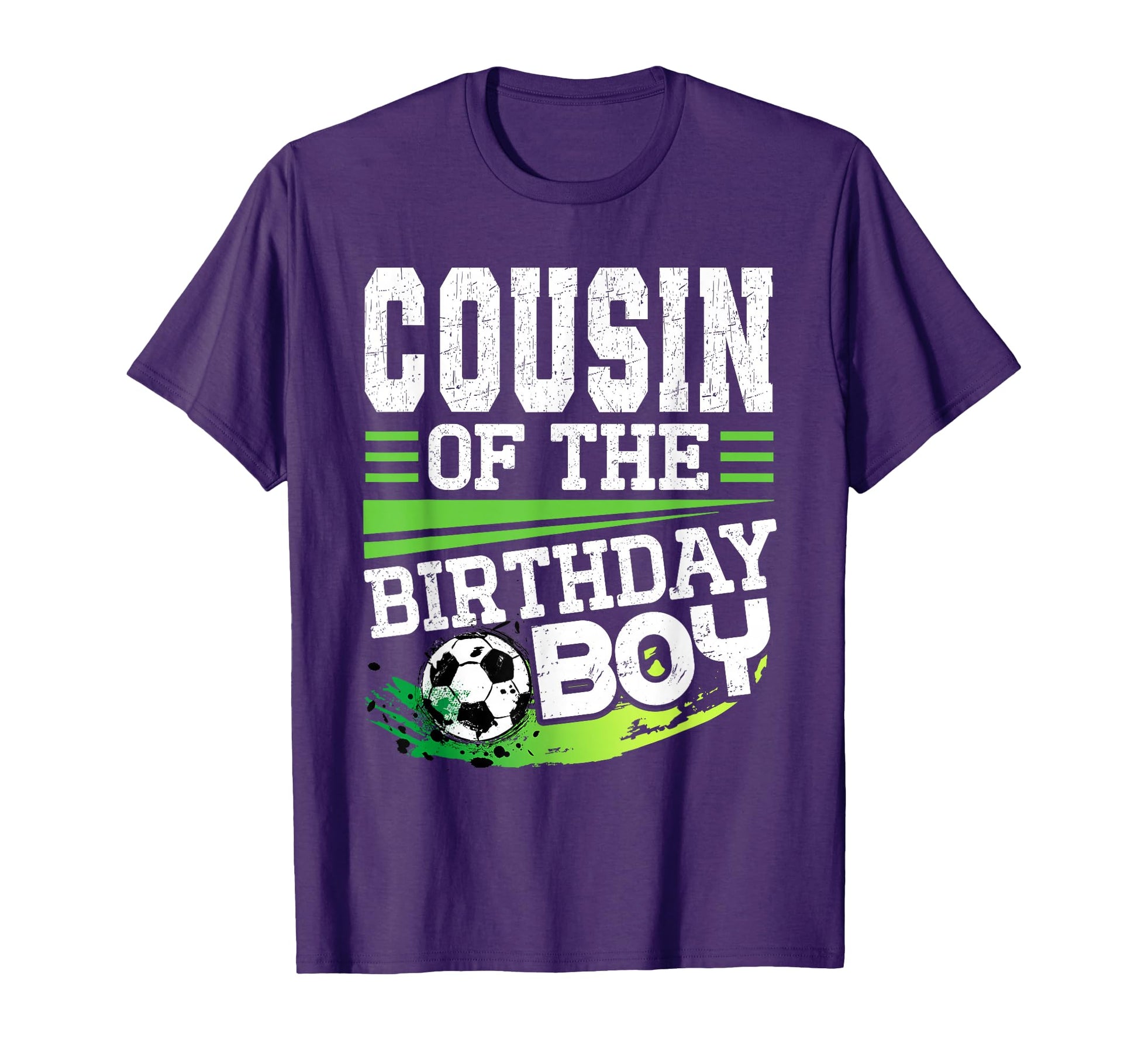 Soccer Birthday Cousin Birthday T-Shirt - Custom Art Print Men Women - T-Shirt, Sweatshirt, Hoodie