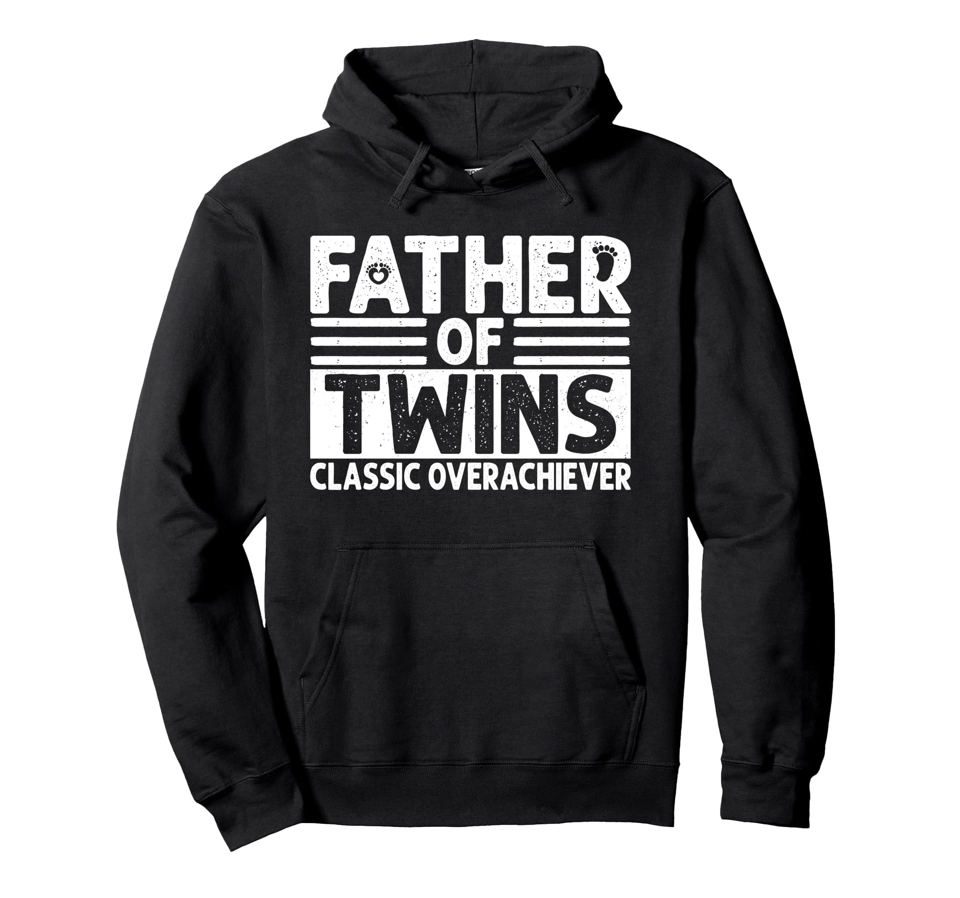 Father Twins Overachiever Dad Twins Hoodie - Casual Everyday Wear Men Women - T-Shirt, Sweatshirt, Hoodie