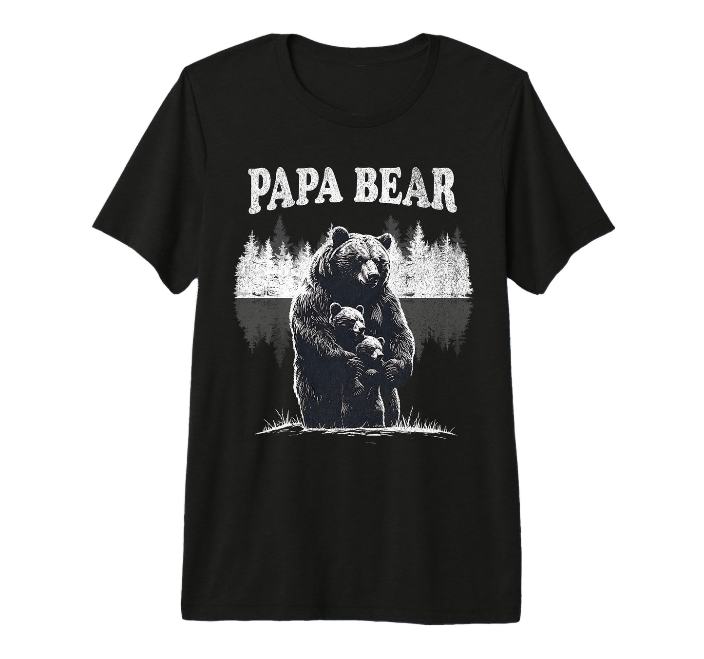 Papa Bear Bear Pajamas Fathers T-Shirt - Casual Everyday Wear Men Women - T-Shirt, Sweatshirt, Hoodie