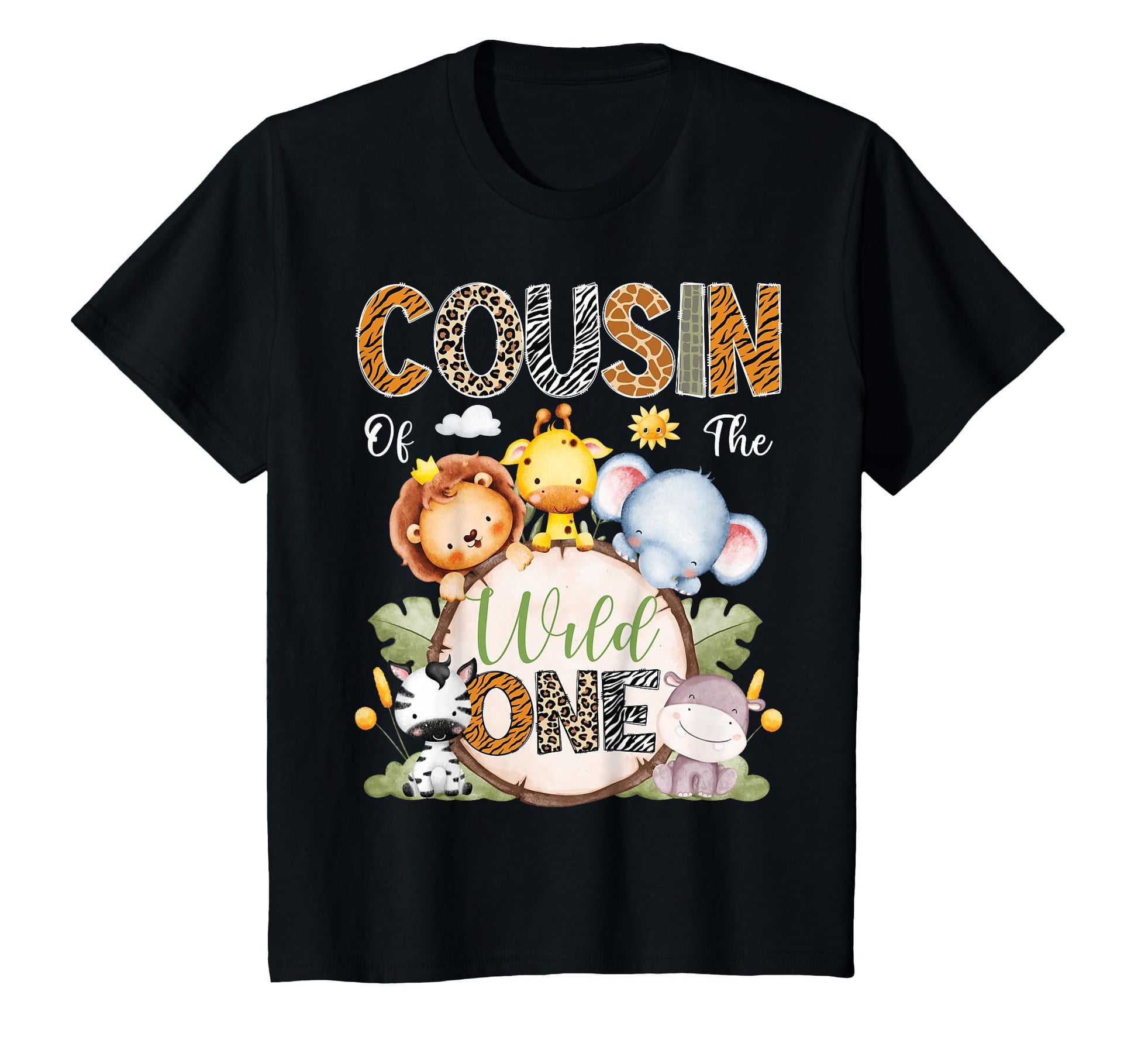 Cousin Wild One 1St Birthday T-Shirt - Casual Everyday Wear Men Women - T-Shirt, Sweatshirt, Hoodie
