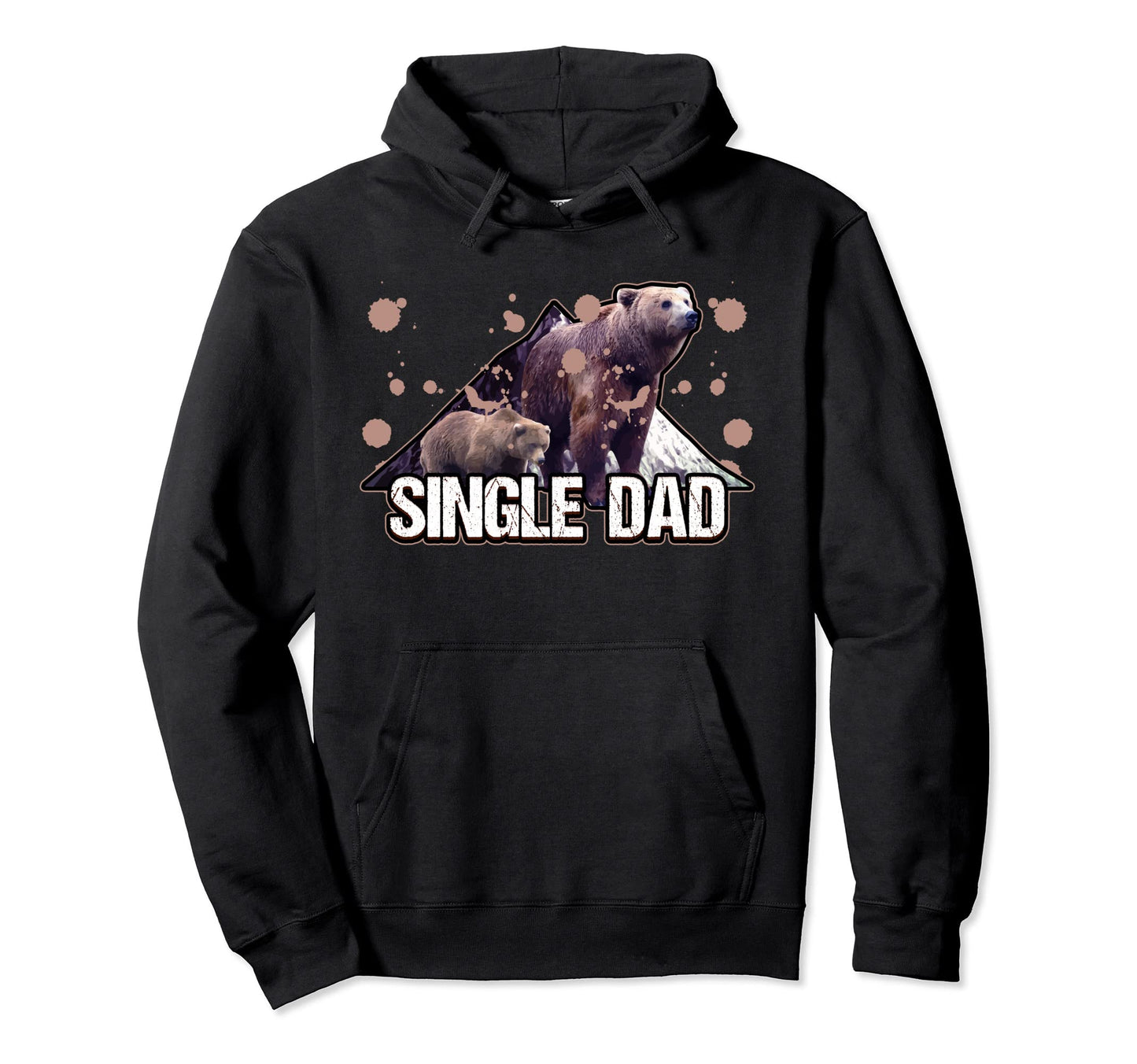Single Dad 1 Children Birth Father Dad Hoodie - Graphic Print for Adults - T-Shirt, Sweatshirt, Hoodie