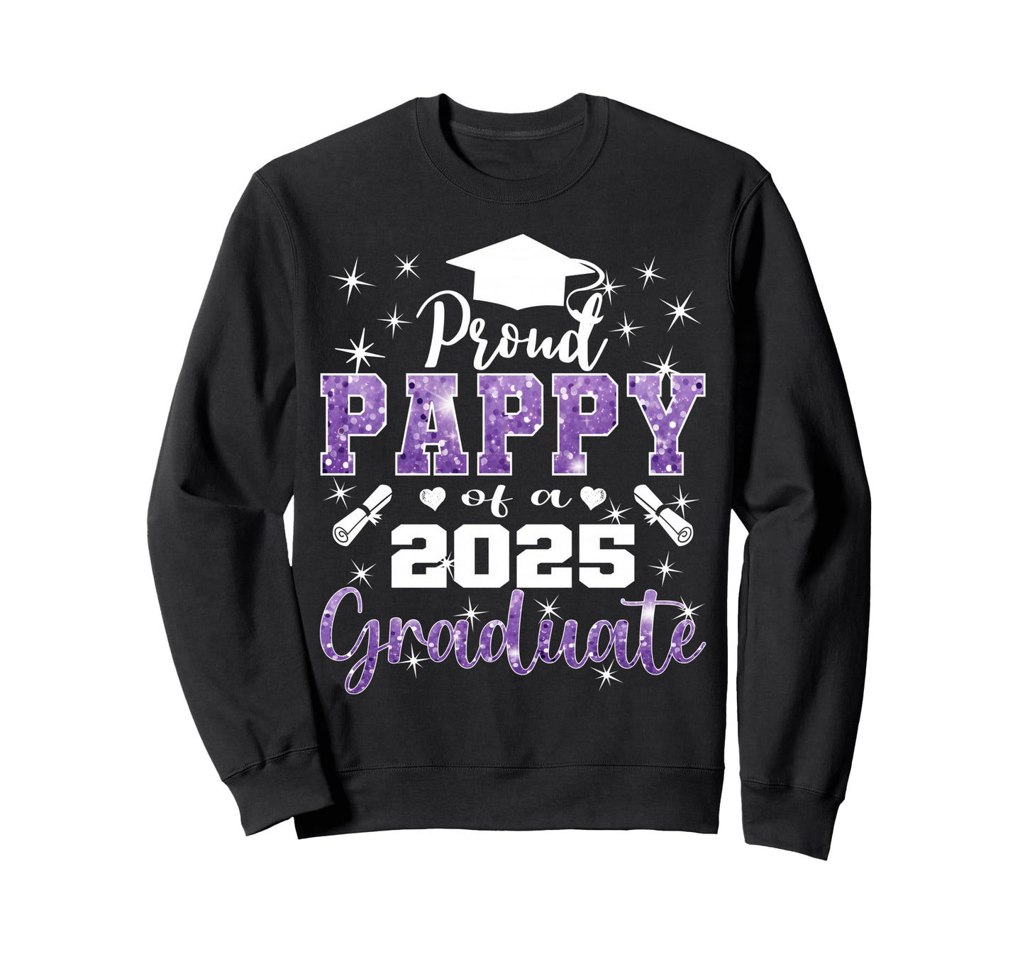 Super Proud Pappy 2026 Graduate Sweatshirt - Streetwear Style for Adults - T-Shirt, Sweatshirt, Hoodie