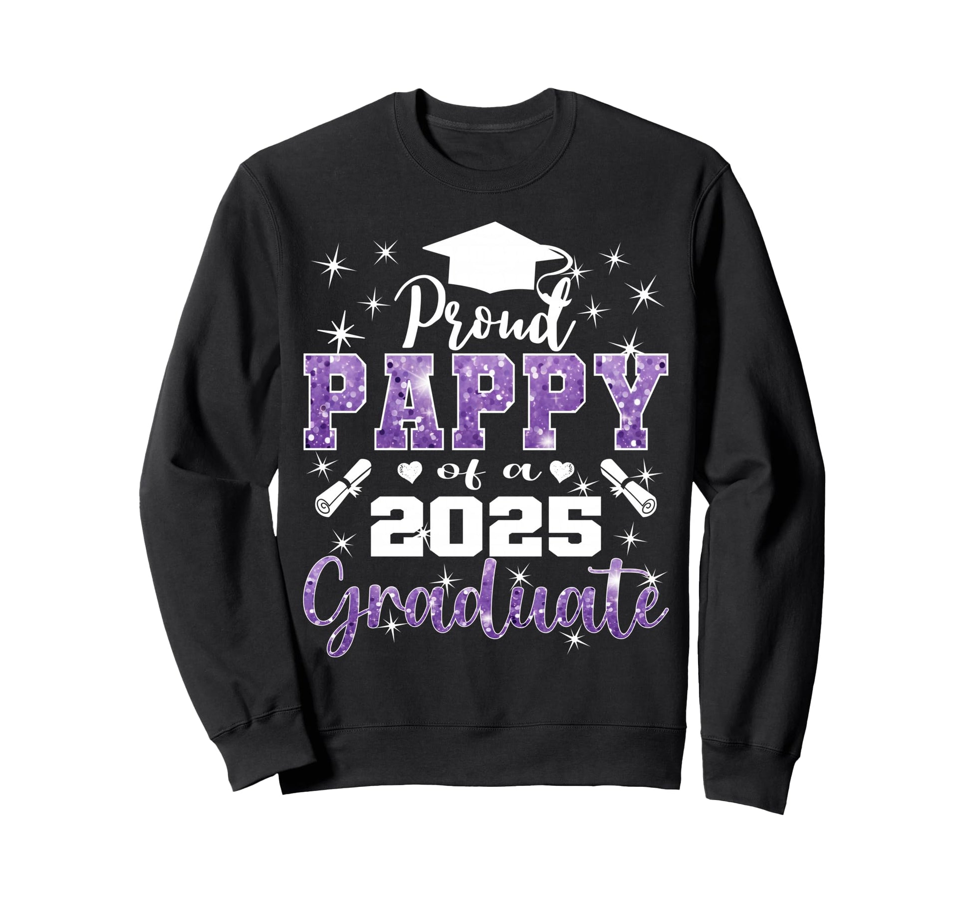Super Proud Pappy 2026 Graduate Sweatshirt - Streetwear Style for Adults - T-Shirt, Sweatshirt, Hoodie