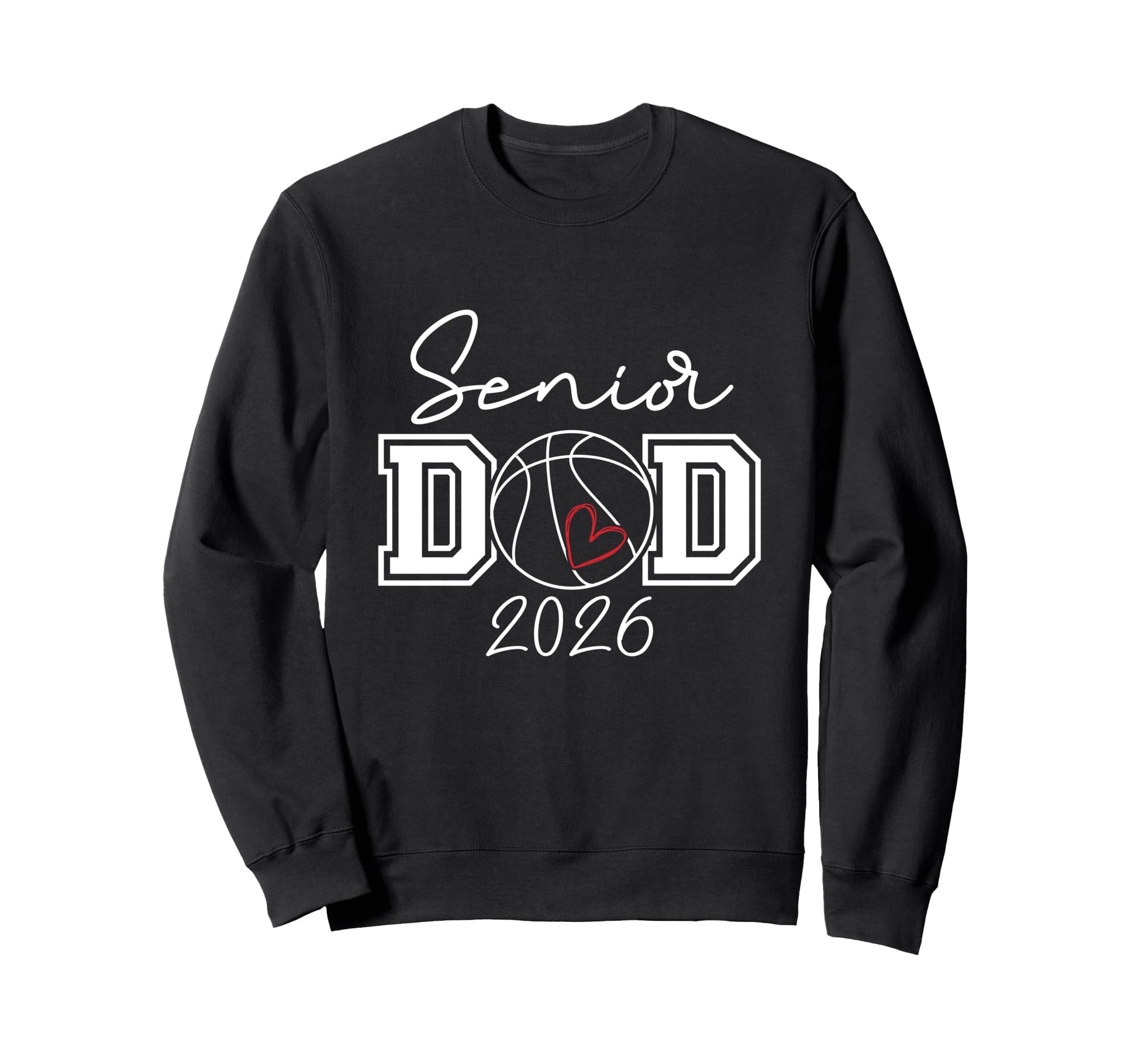 Proud Dad 2026 Senior Graduate Sweatshirt - Minimalist Print for Adults - T-Shirt, Sweatshirt, Hoodie
