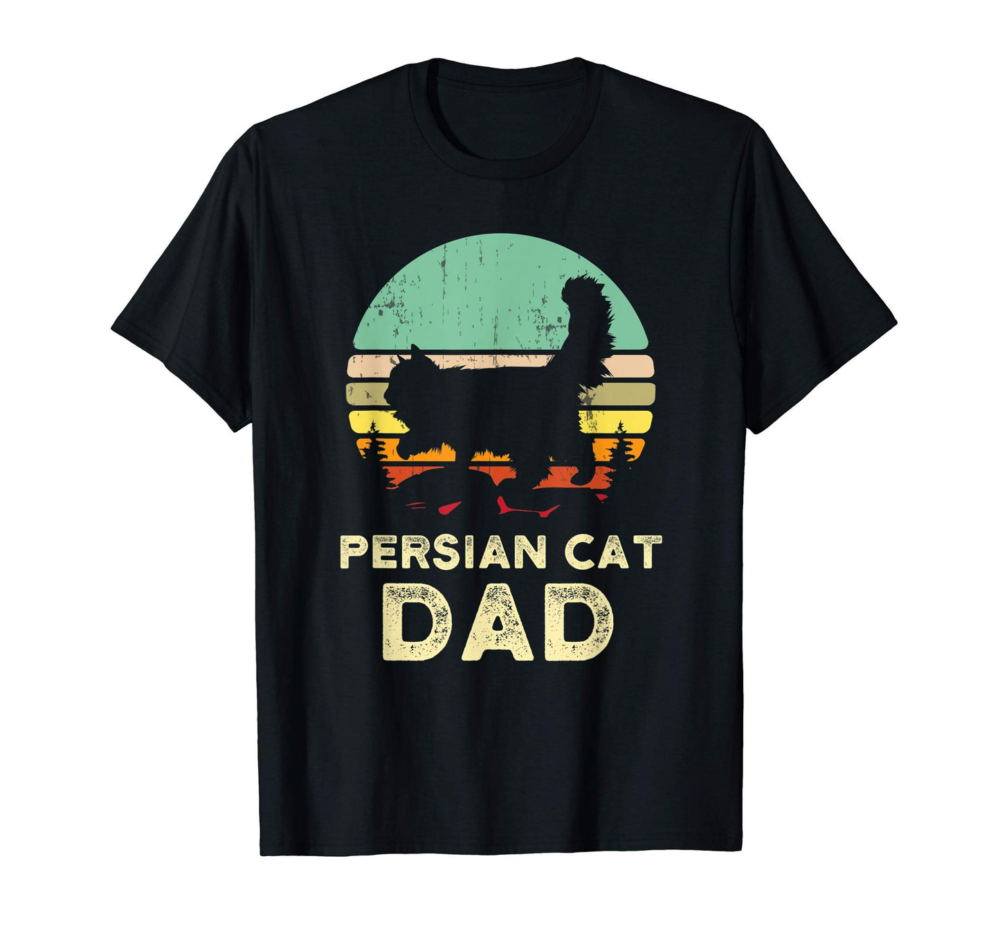 Persian Cat Dad Gift Father Pet T-Shirt - Fun Novelty Design for Adults - T-Shirt, Sweatshirt, Hoodie