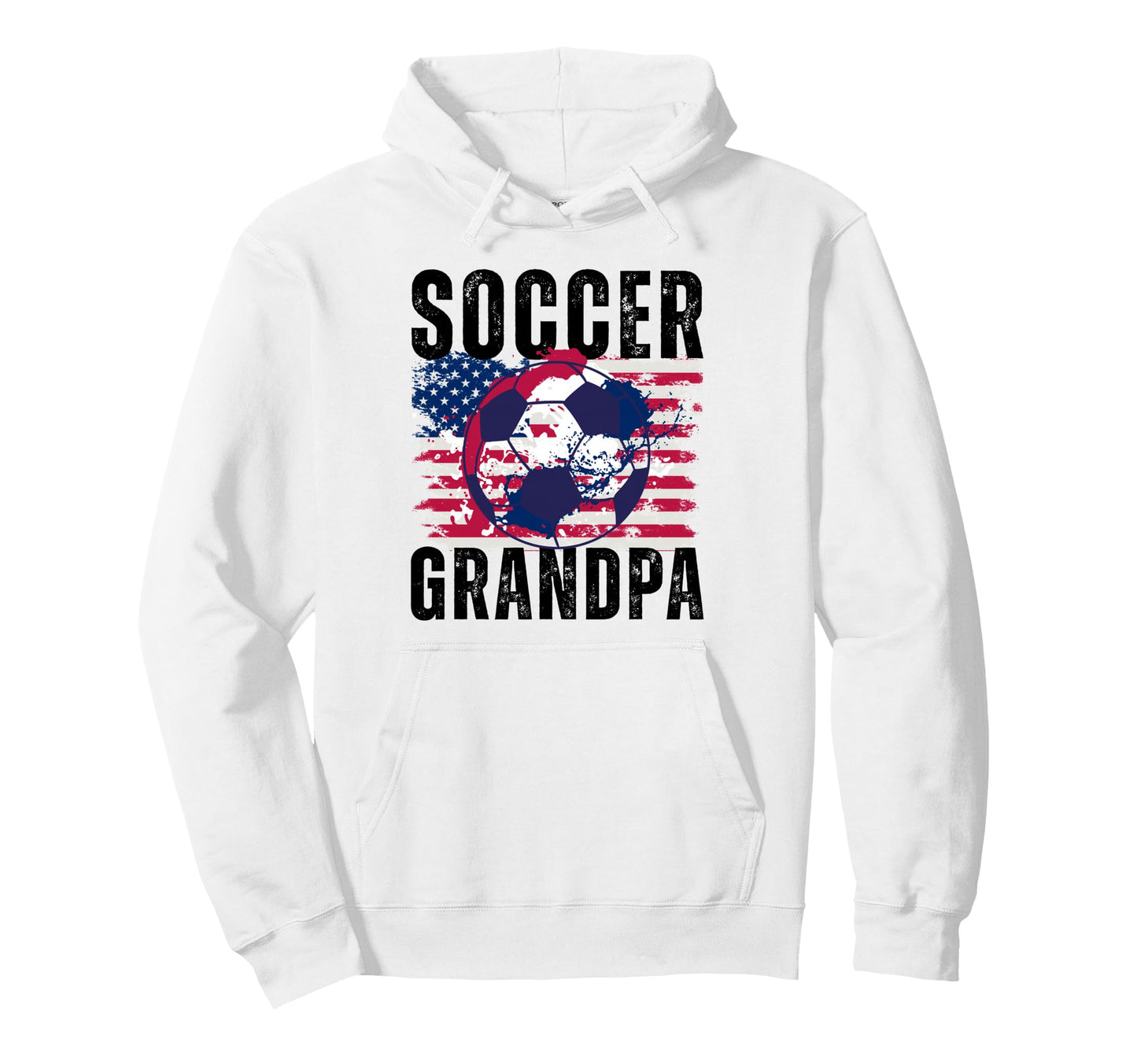 Funny Grandpa Proud Soccer Lover Papa Hoodie - Streetwear Style Men Women - T-Shirt, Sweatshirt, Hoodie