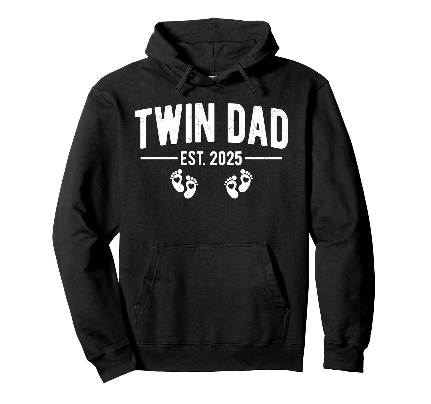 Twin Dad Est 2025 Father Twins New Hoodie - Novelty Apparel Men Women - T-Shirt, Sweatshirt, Hoodie