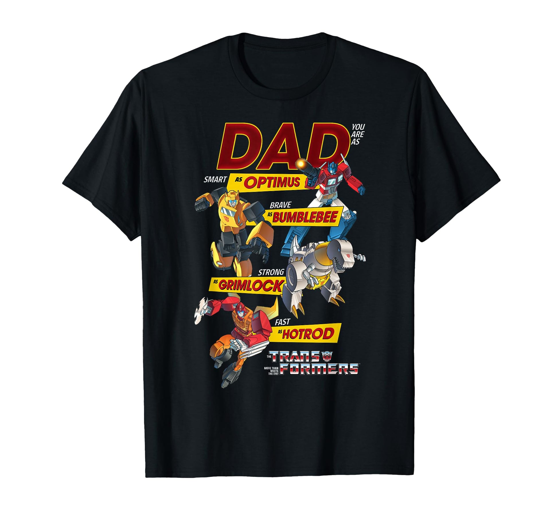 Transformers Fathers Day Autobots Dad T-Shirt - Graphic Print for Adults - T-Shirt, Sweatshirt, Hoodie