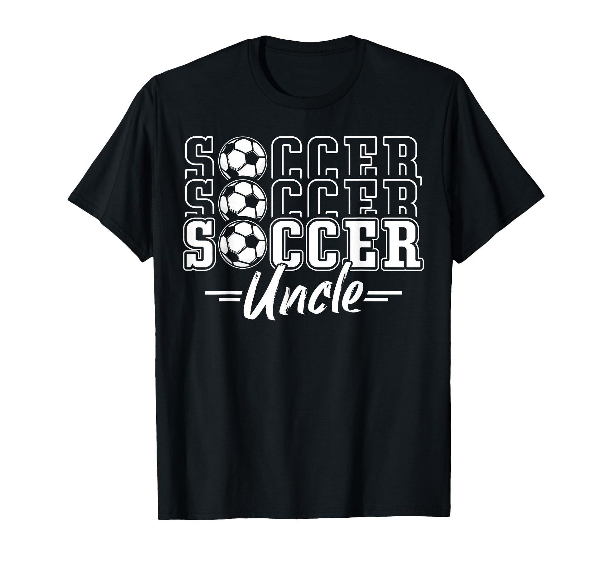 Proud Soccer Uncle Niece And Nephew T-Shirt - Graphic Print for Adults - T-Shirt, Sweatshirt, Hoodie