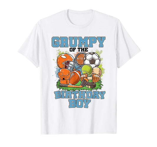 All Star Grumpy Birthday Basketball Soccer T-Shirt - Trendy Graphic Unisex - T-Shirt, Sweatshirt, Hoodie