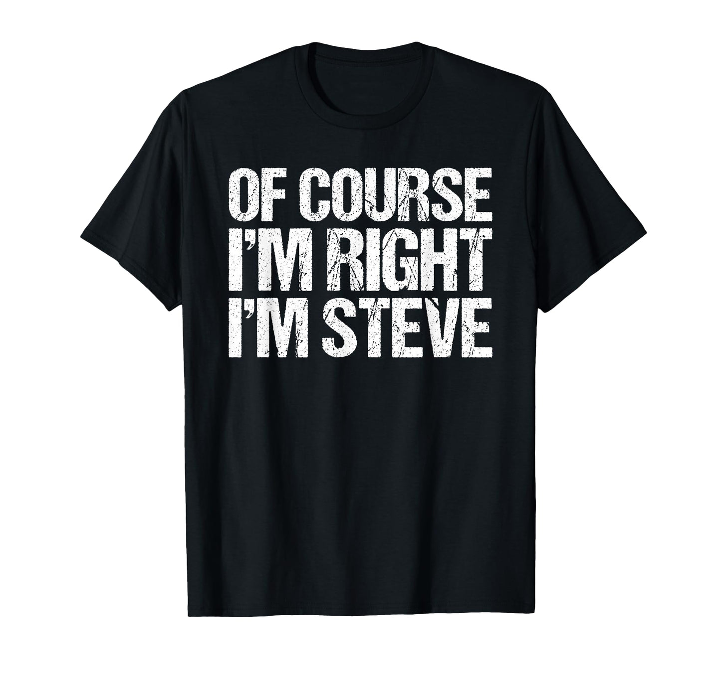Course Im Right Im Steve Funny T-Shirt - Aesthetic Graphic for Adults - T-Shirt, Sweatshirt, Hoodie