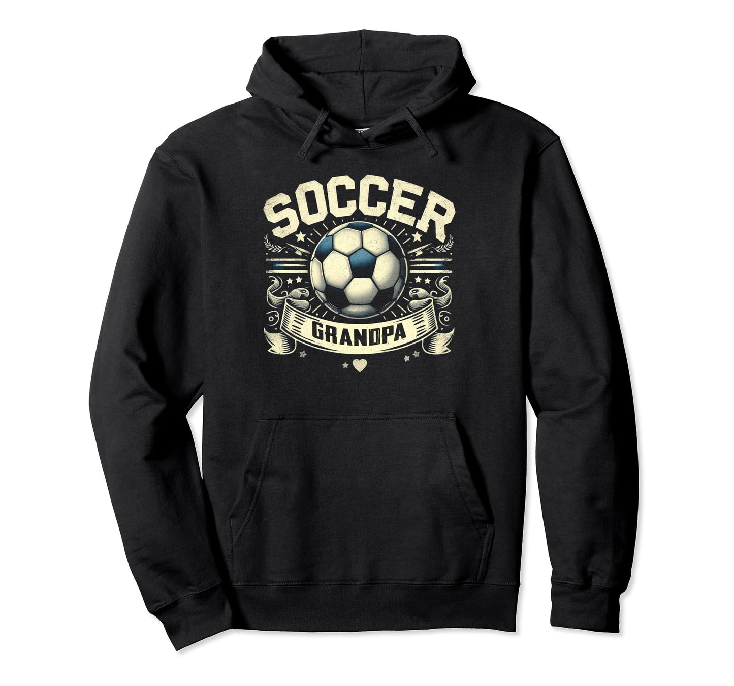 Soccer Grandpa Fathers Day Gift Hoodie - Casual Everyday Wear Unisex - T-Shirt, Sweatshirt, Hoodie