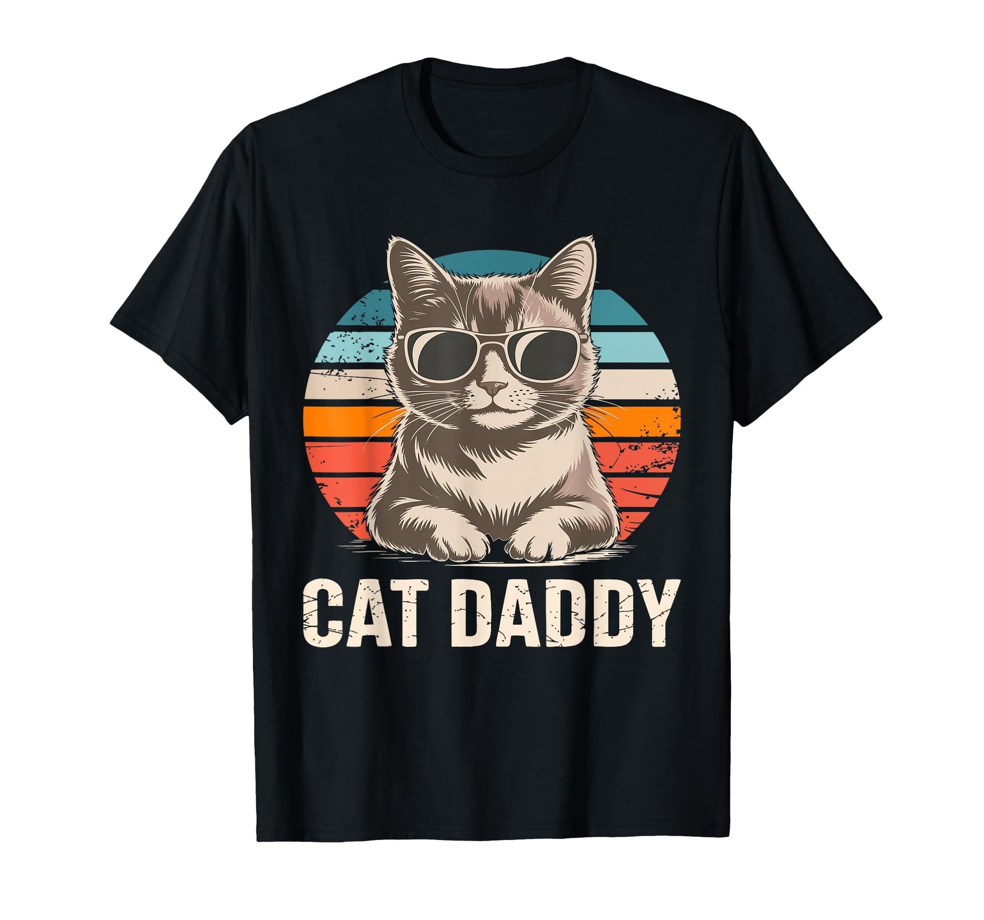 Cat Daddy Cat Lover Dad Fathers Day T-Shirt - Graphic Print for Adults - T-Shirt, Sweatshirt, Hoodie