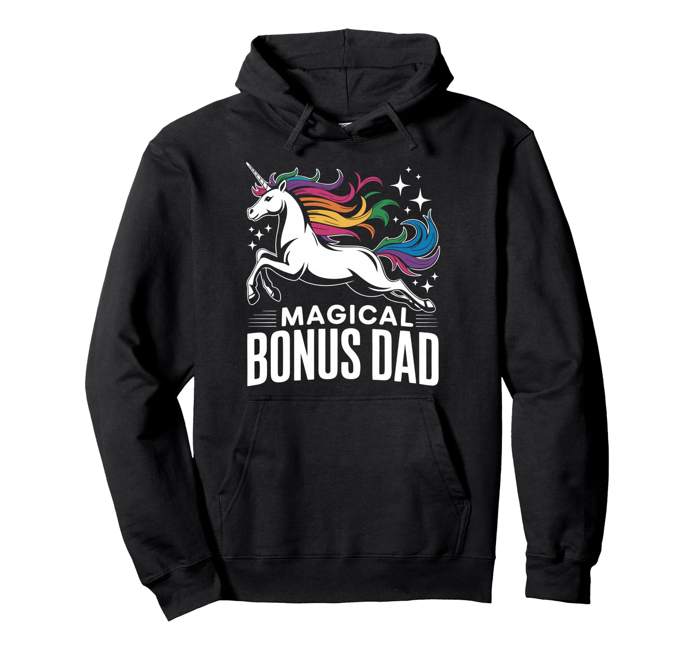 Bonus Dad Step Parent Stepfather Stepdad Hoodie - Aesthetic Graphic Unisex - T-Shirt, Sweatshirt, Hoodie