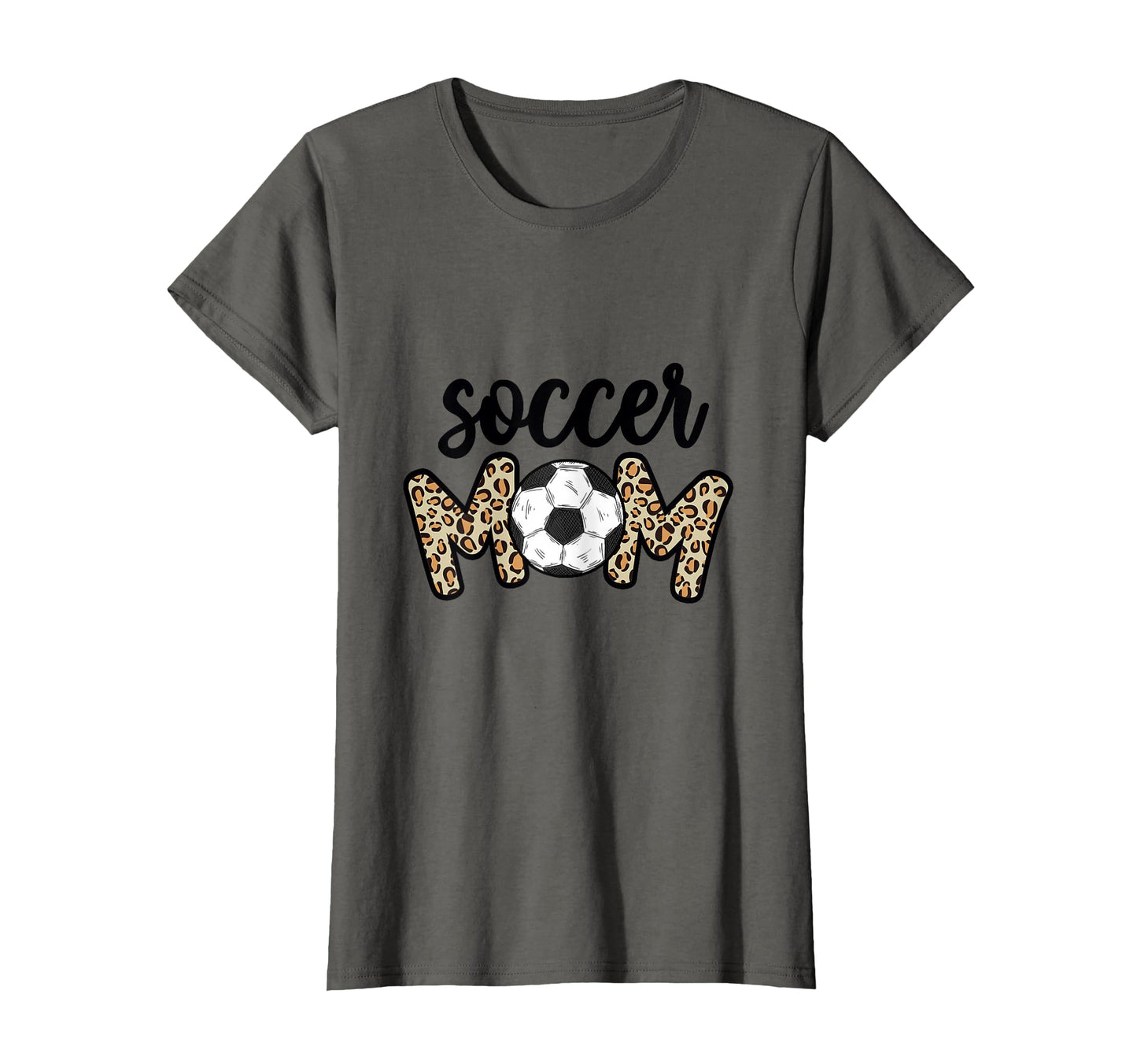 Leopard Soccer Mom Soccer Ball Game Day T-Shirt - Streetwear Style Unisex - T-Shirt, Sweatshirt, Hoodie