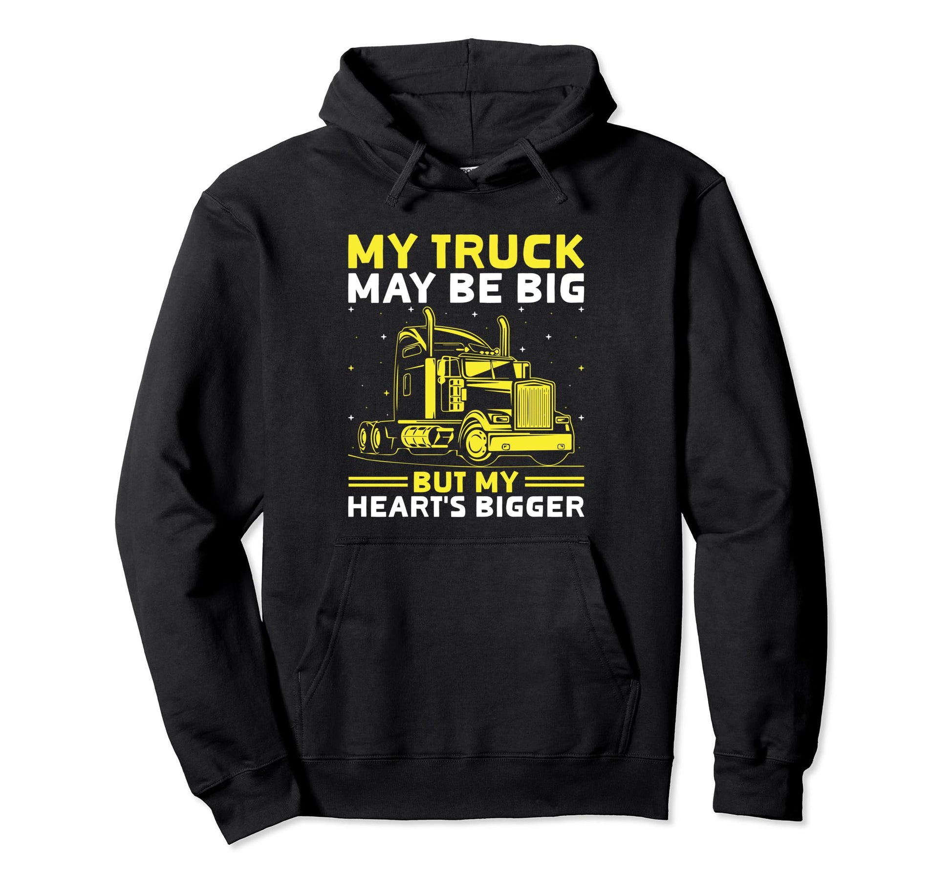 Trucker Driving Dad Trucker Father Hoodie - Trendy Graphic for Adults - T-Shirt, Sweatshirt, Hoodie