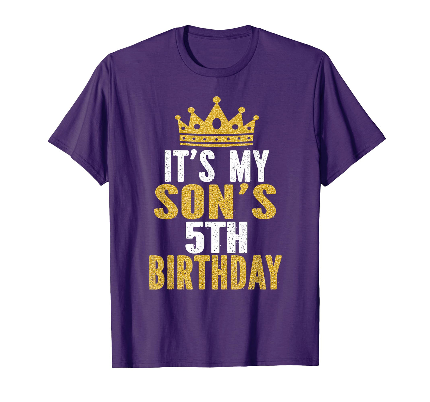 Its My Sons 5Th Birthday 5 Years T-Shirt - Casual Everyday Wear for Adults - T-Shirt, Sweatshirt, Hoodie