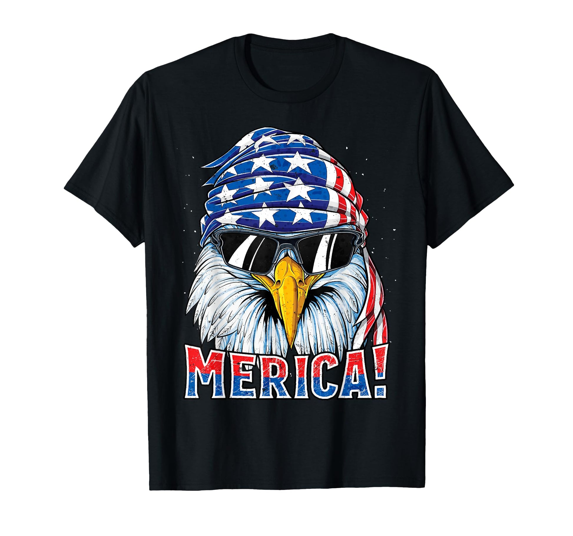 Eagle Merica 4Th July Merica American T-Shirt - Minimalist Print for Adults - T-Shirt, Sweatshirt, Hoodie