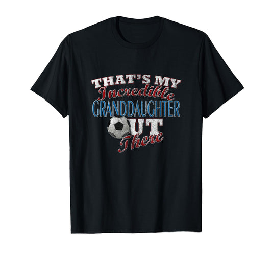 Awesome Soccer Granddaughter Grandma T-Shirt - Graphic Print Men Women - T-Shirt, Sweatshirt, Hoodie