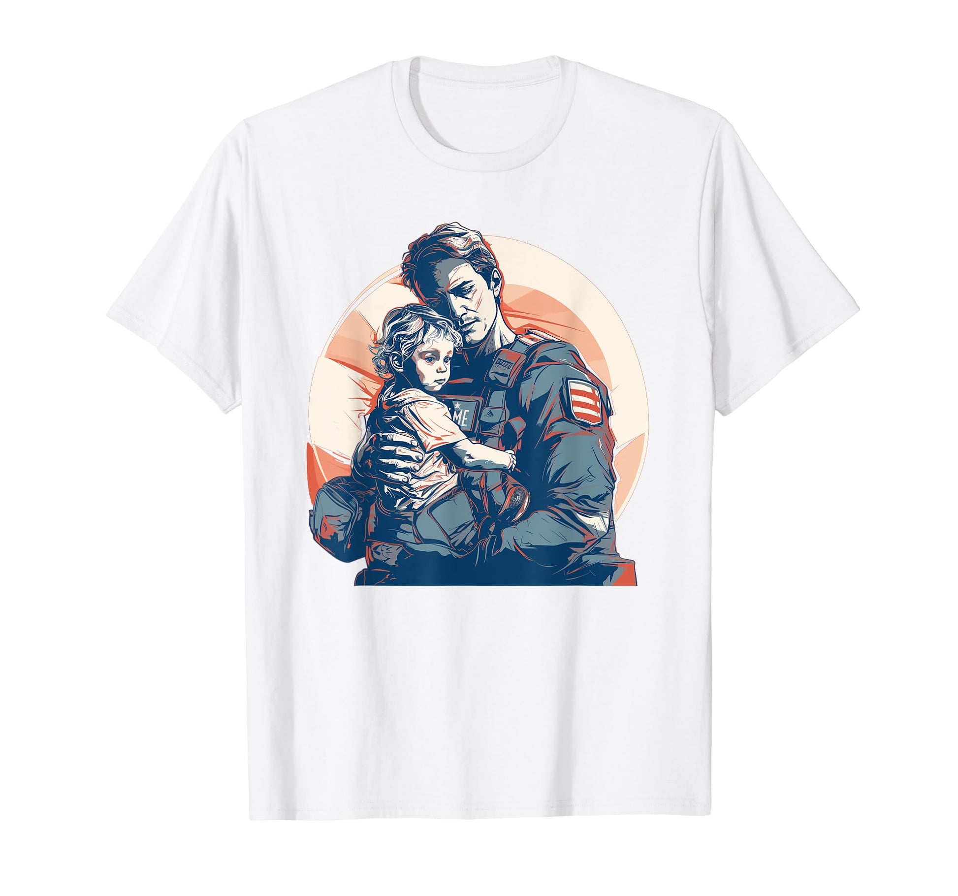 Dad Grandpa Veteran Veterans American T-Shirt - Trendy Graphic for Adults - T-Shirt, Sweatshirt, Hoodie