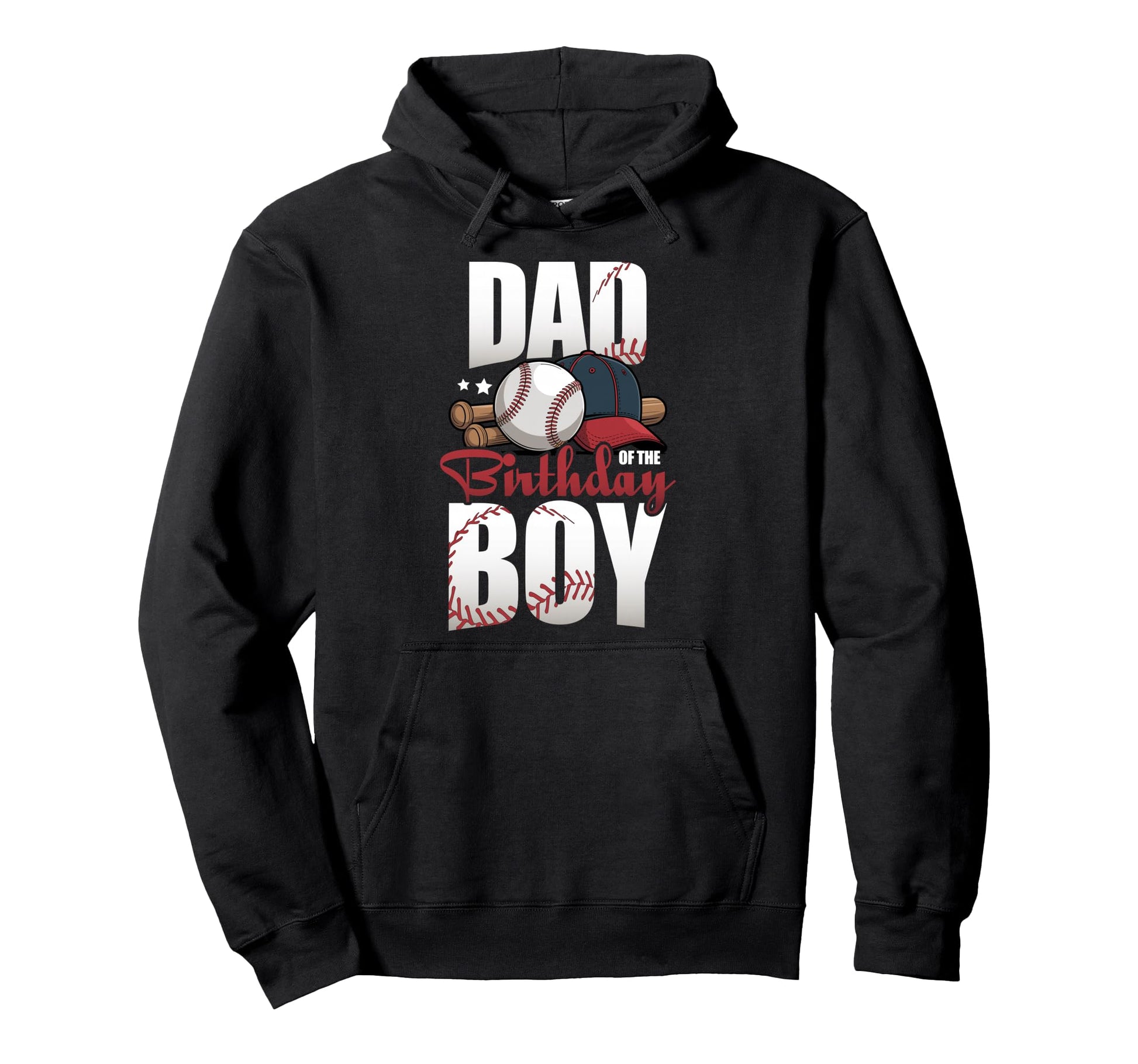 Dad Birthday Matching Baseball Birthday Hoodie - Minimalist Print Men Women - T-Shirt, Sweatshirt, Hoodie