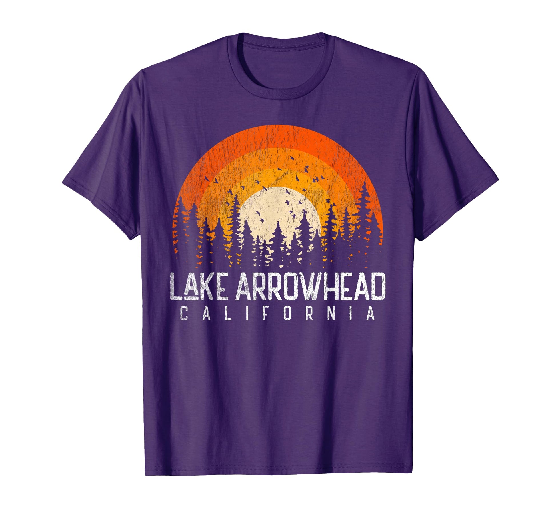 Lake Arrowhead California Ca 70S 80S 90S T-Shirt - Trendy Graphic Unisex - T-Shirt, Sweatshirt, Hoodie