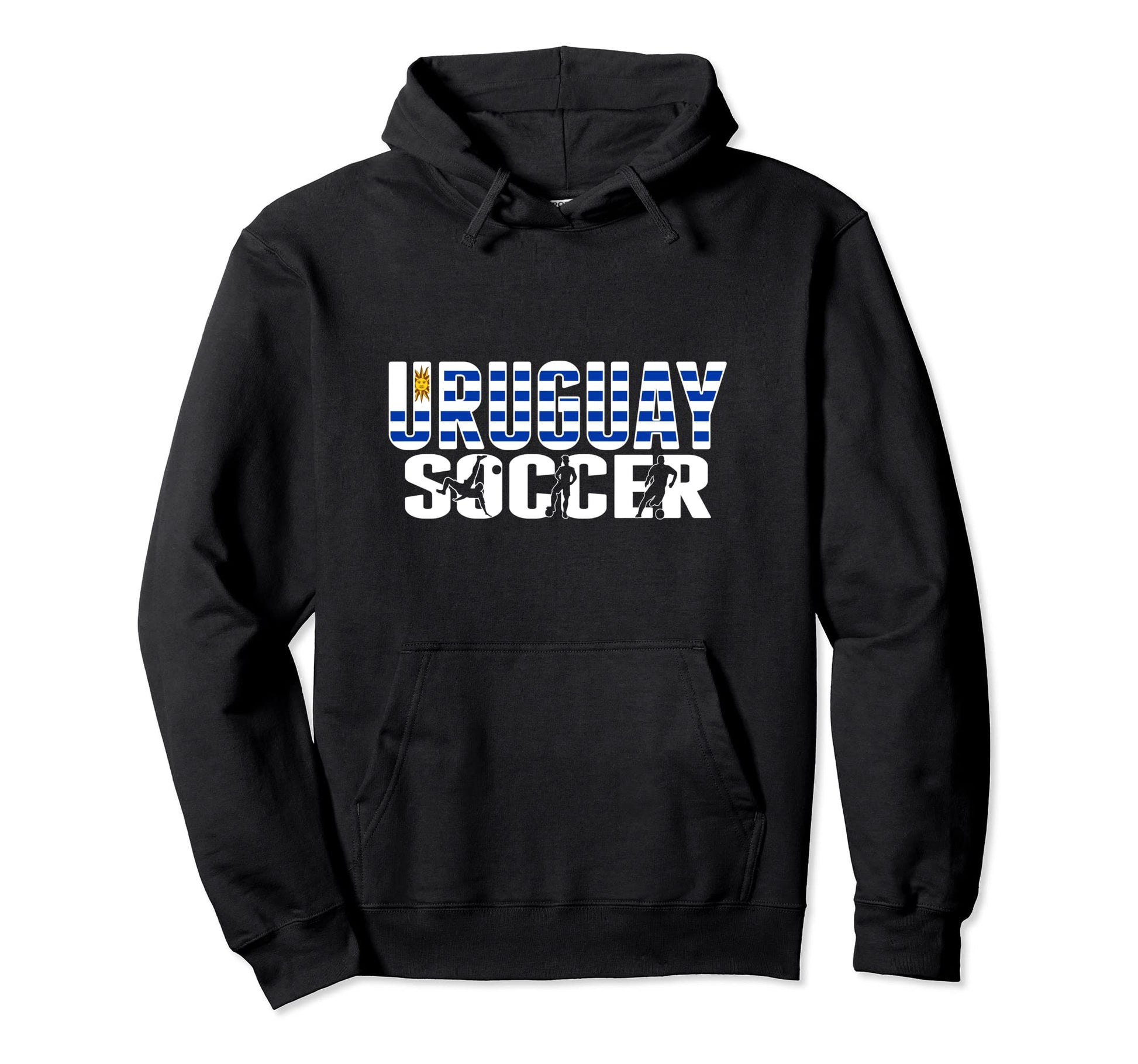 Uruguay Soccer Fans Jersey Uruguayan Hoodie - Fun Novelty Design Men Women - T-Shirt, Sweatshirt, Hoodie