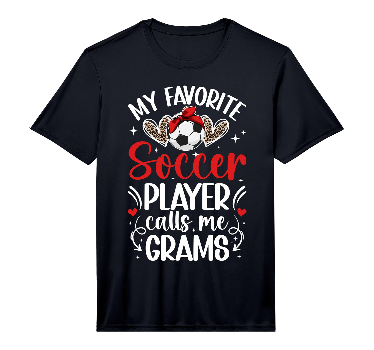 Mens My Favorite Soccer Player Grams T-Shirt - Custom Art Print Men Women - T-Shirt, Sweatshirt, Hoodie