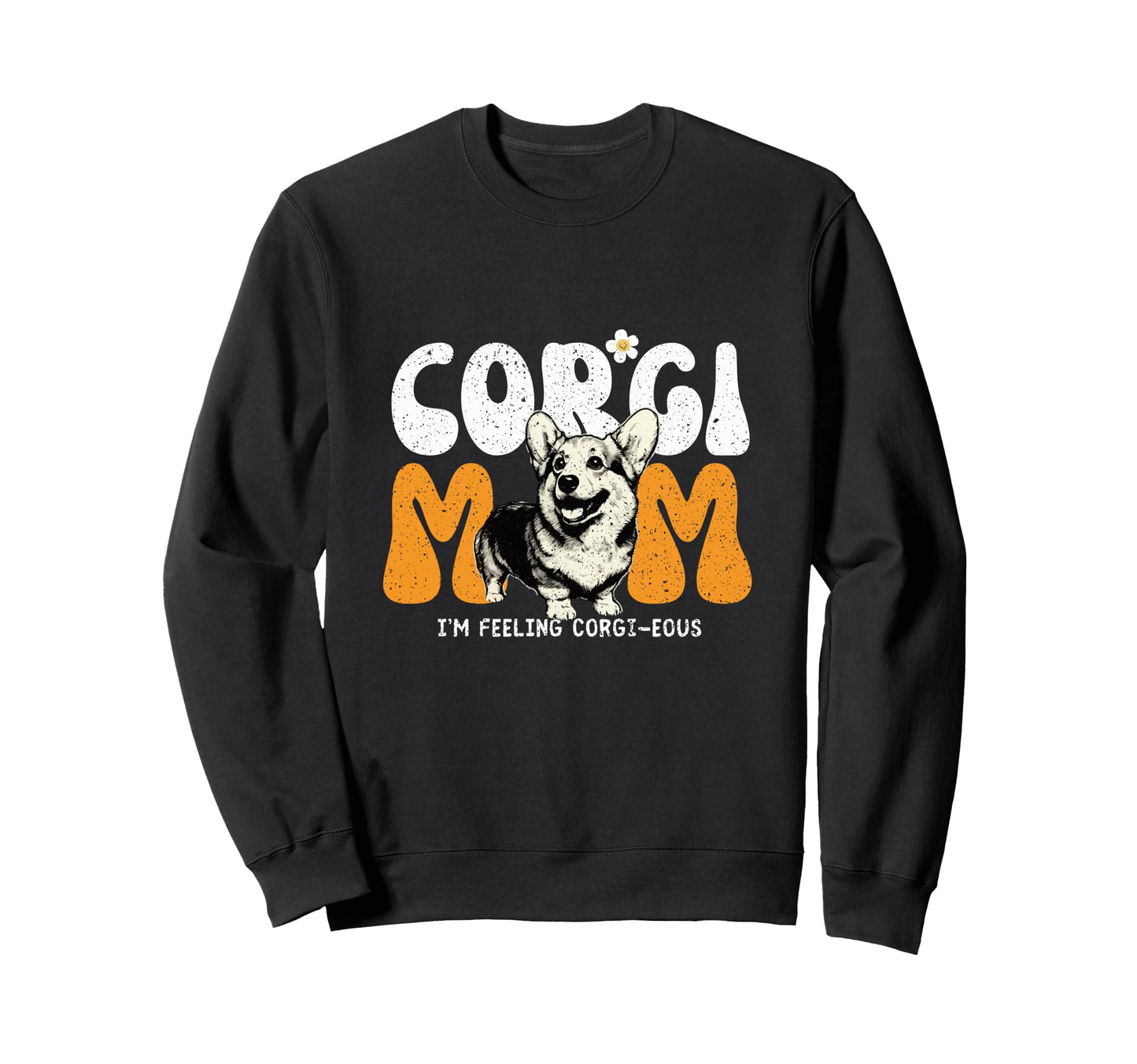 Corgi Mom Gifts Corgi Lover Owner Sweatshirt - Minimalist Print for Adults - T-Shirt, Sweatshirt, Hoodie