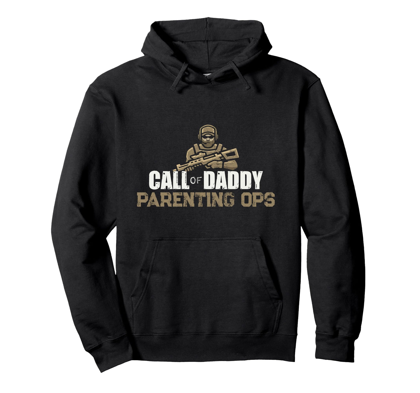 Call Daddy Parenting Ops Gamer Dads Hoodie - Graphic Print for Adults - T-Shirt, Sweatshirt, Hoodie