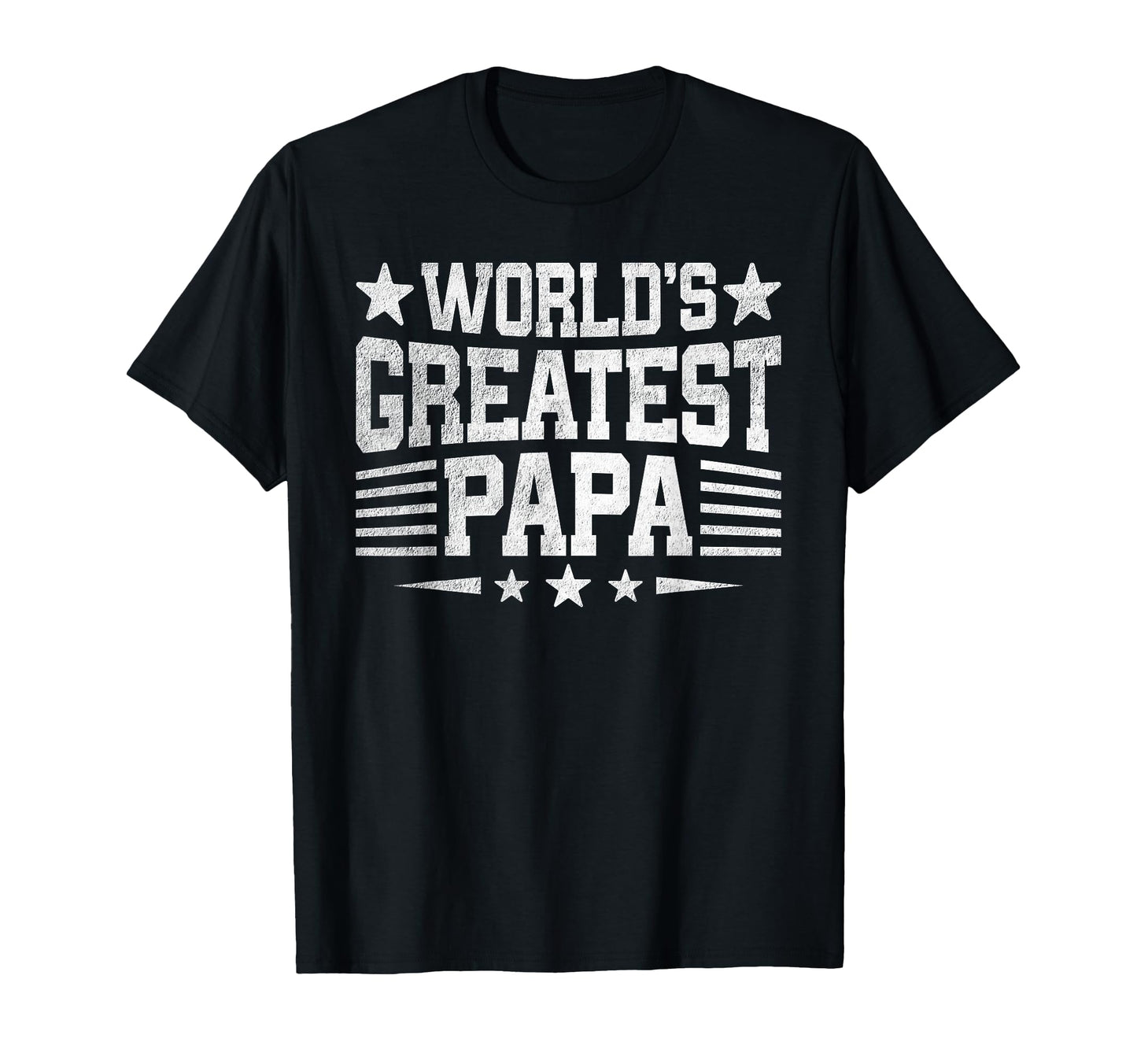 Worlds Greatest Papa Fathers Day T-Shirt - Minimalist Print for Adults - T-Shirt, Sweatshirt, Hoodie
