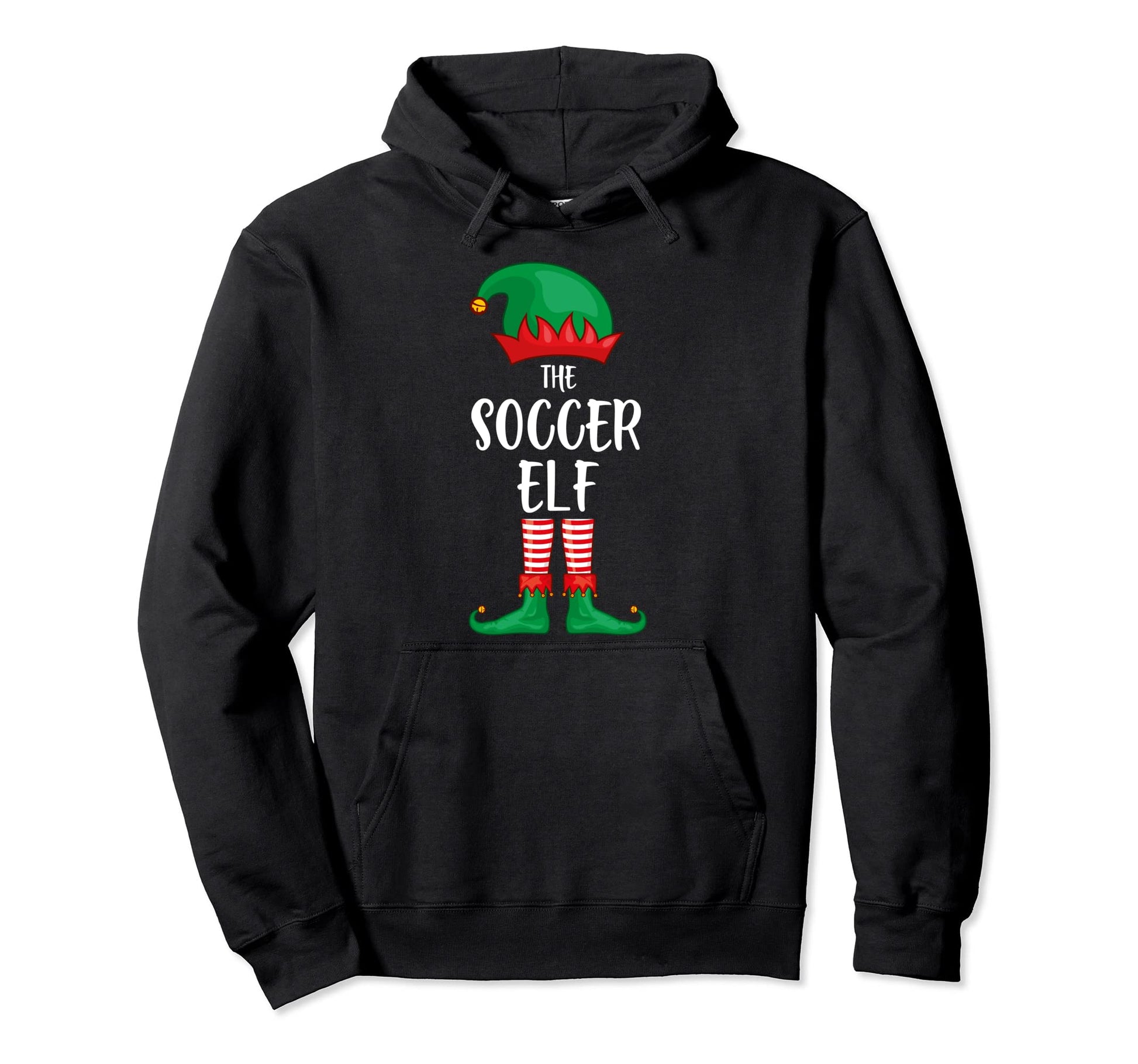 Soccer Elf Party Matching Family Group Hoodie - Unique Graphic Unisex - T-Shirt, Sweatshirt, Hoodie