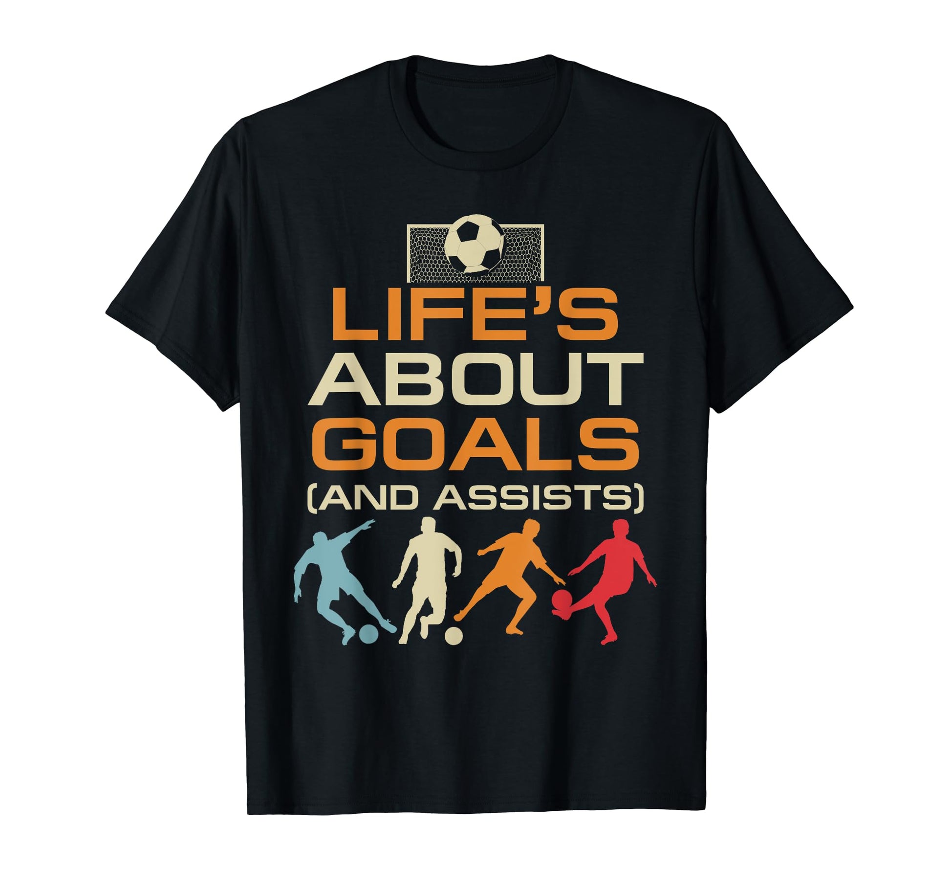 Soccer Lifes About Goals Son Soccer T-Shirt - Fun Novelty Design Unisex - T-Shirt, Sweatshirt, Hoodie