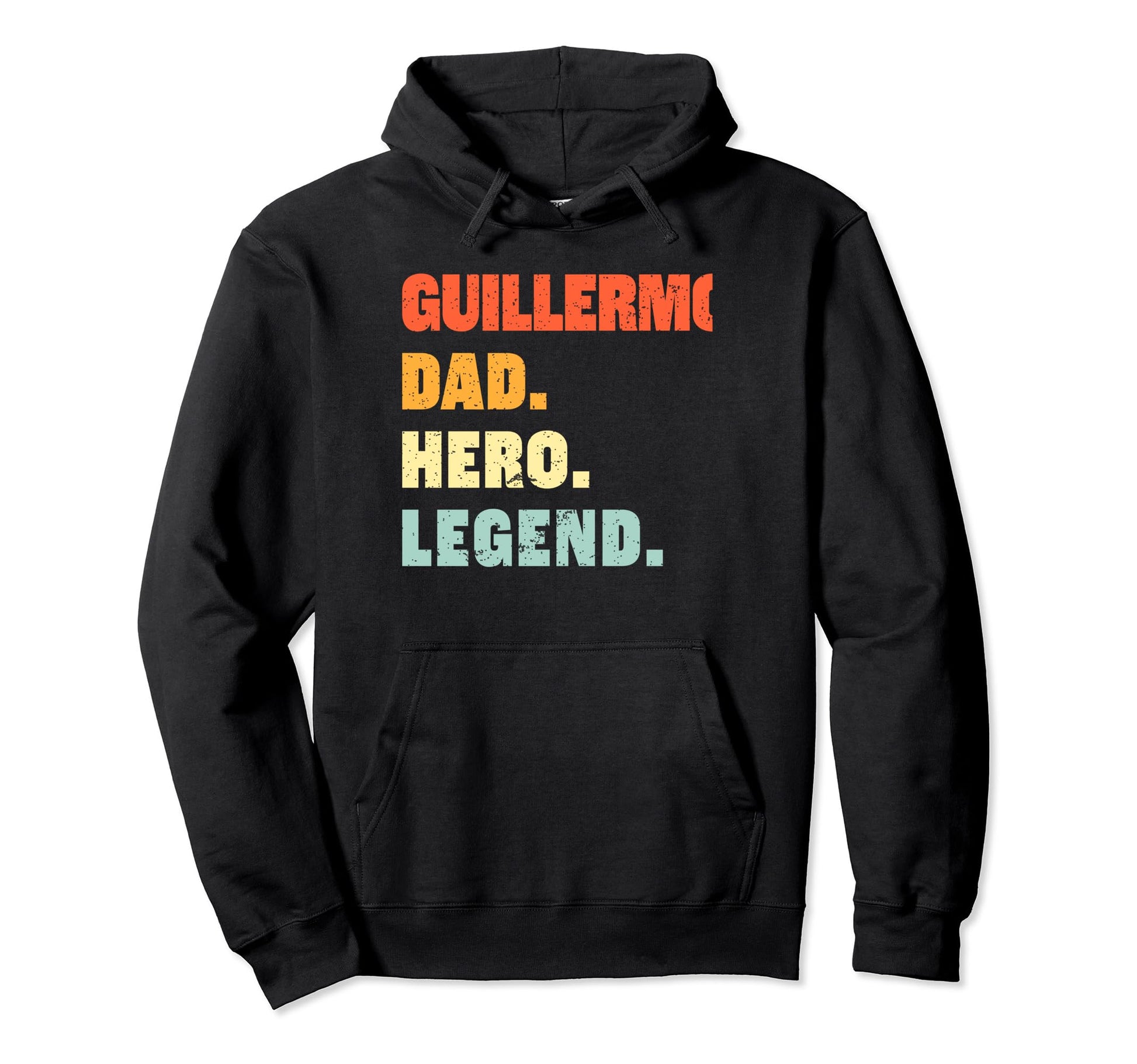Guillermo Dad Hero Legend Personalized Hoodie - Custom Art Print Men Women - T-Shirt, Sweatshirt, Hoodie