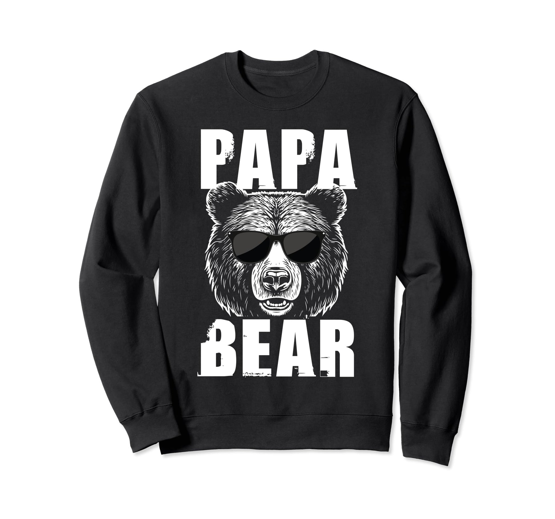 Mens Papa Bear Family Fathers Day Sweatshirt - Trendy Graphic for Adults - T-Shirt, Sweatshirt, Hoodie
