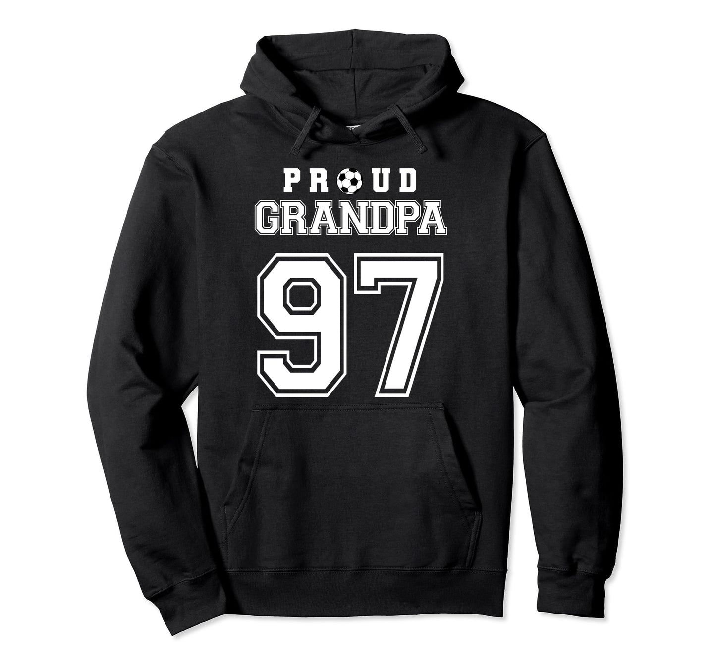 Number 97 Custom Proud Soccer Futbol Hoodie - Minimalist Print Unisex - T-Shirt, Sweatshirt, Hoodie