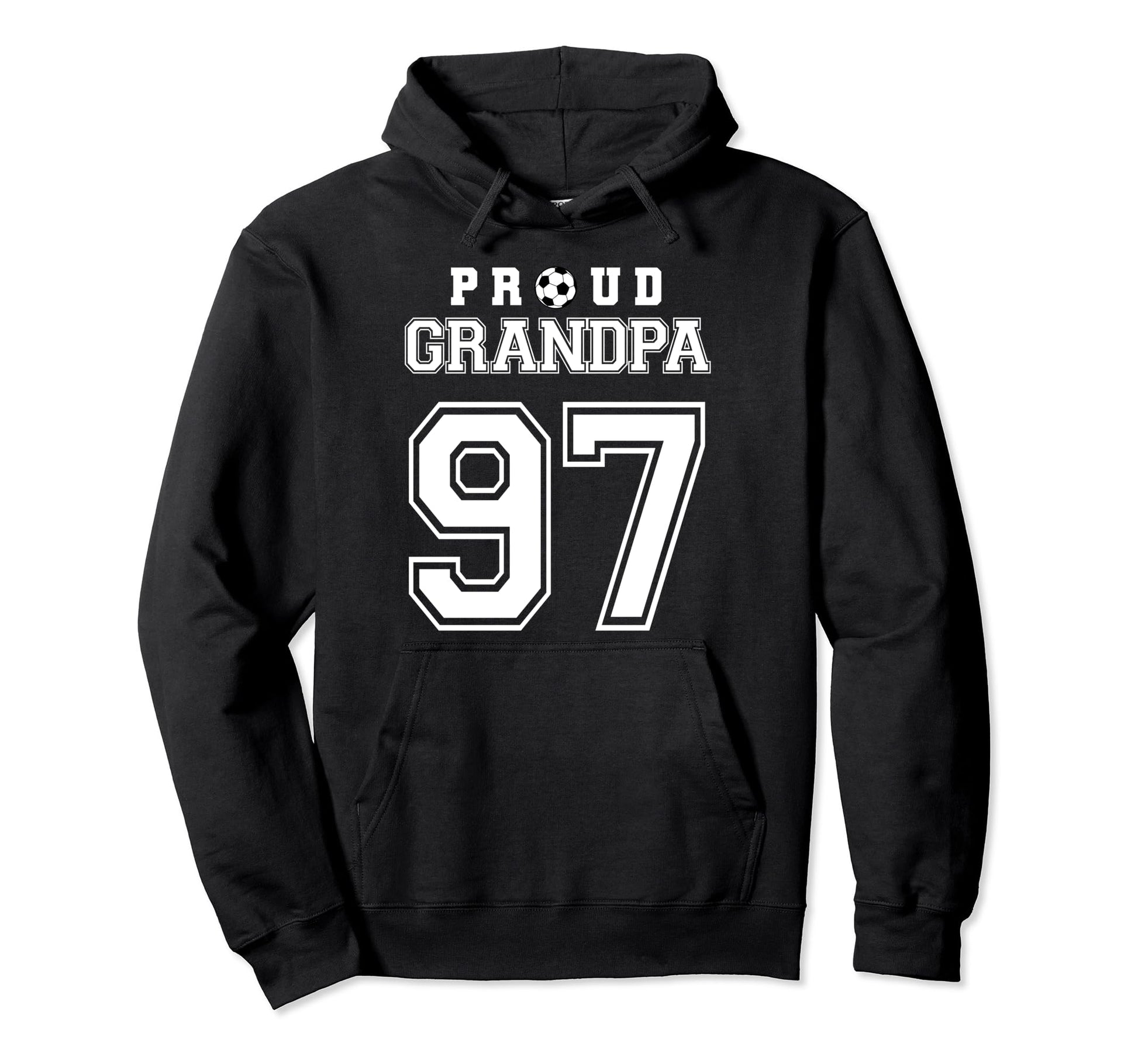 Number 97 Custom Proud Soccer Futbol Hoodie - Minimalist Print Unisex - T-Shirt, Sweatshirt, Hoodie