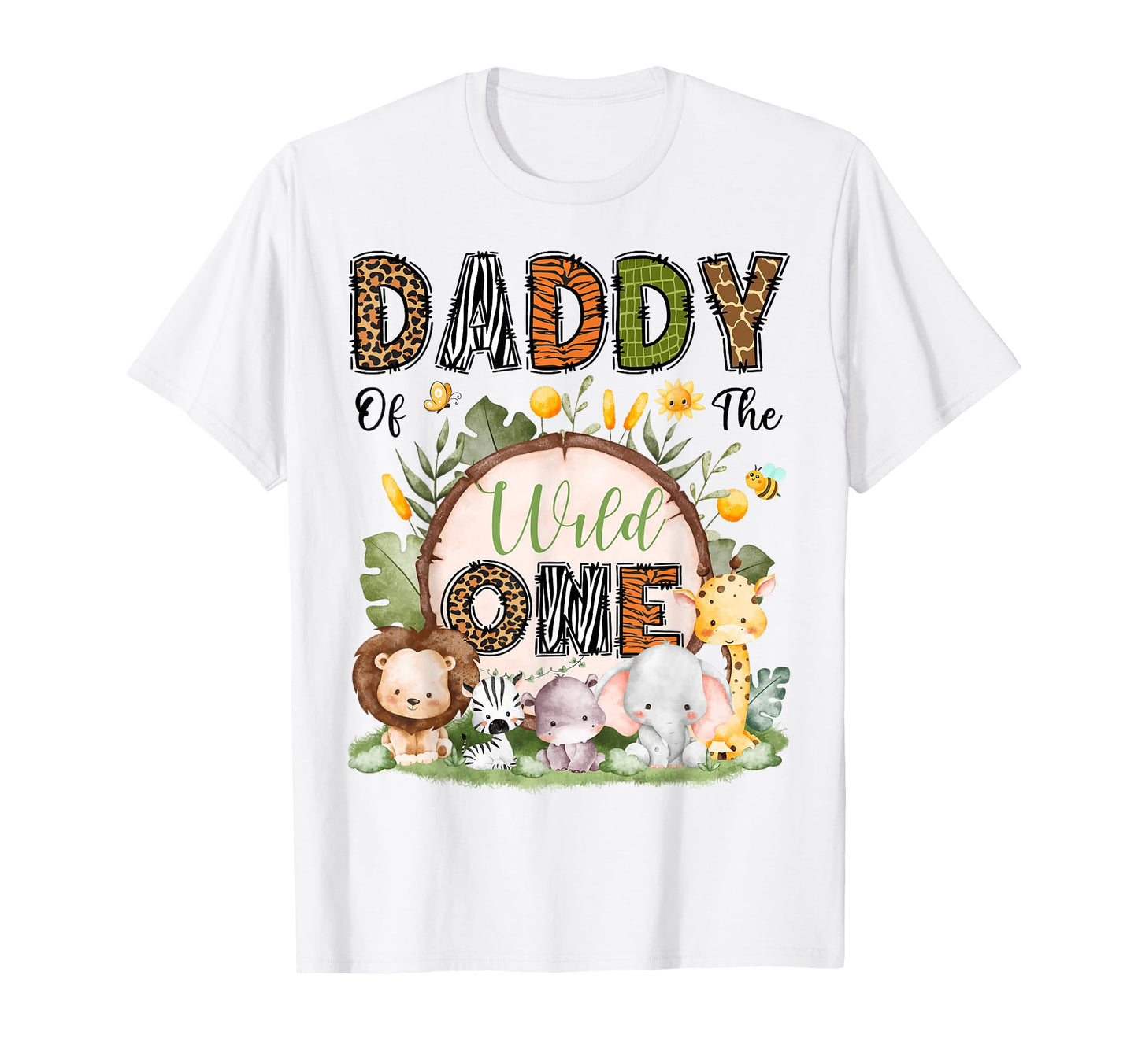 Daddy Wild One 1St Birthday Safari T-Shirt - Fun Novelty Design for Adults - T-Shirt, Sweatshirt, Hoodie