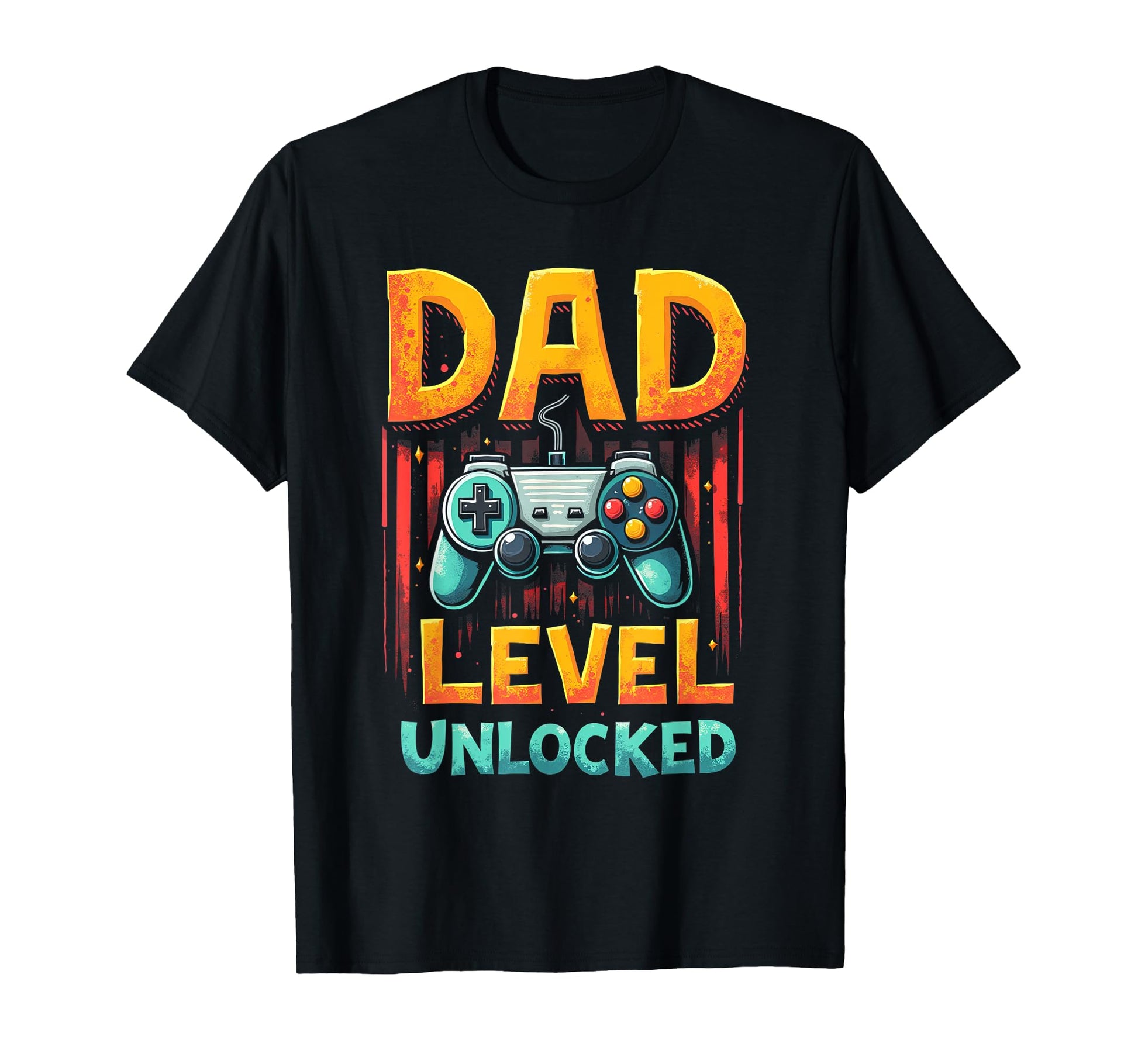 Dad Level Unlocked Funny Gamer Dad T-Shirt - Unique Graphic for Adults - T-Shirt, Sweatshirt, Hoodie