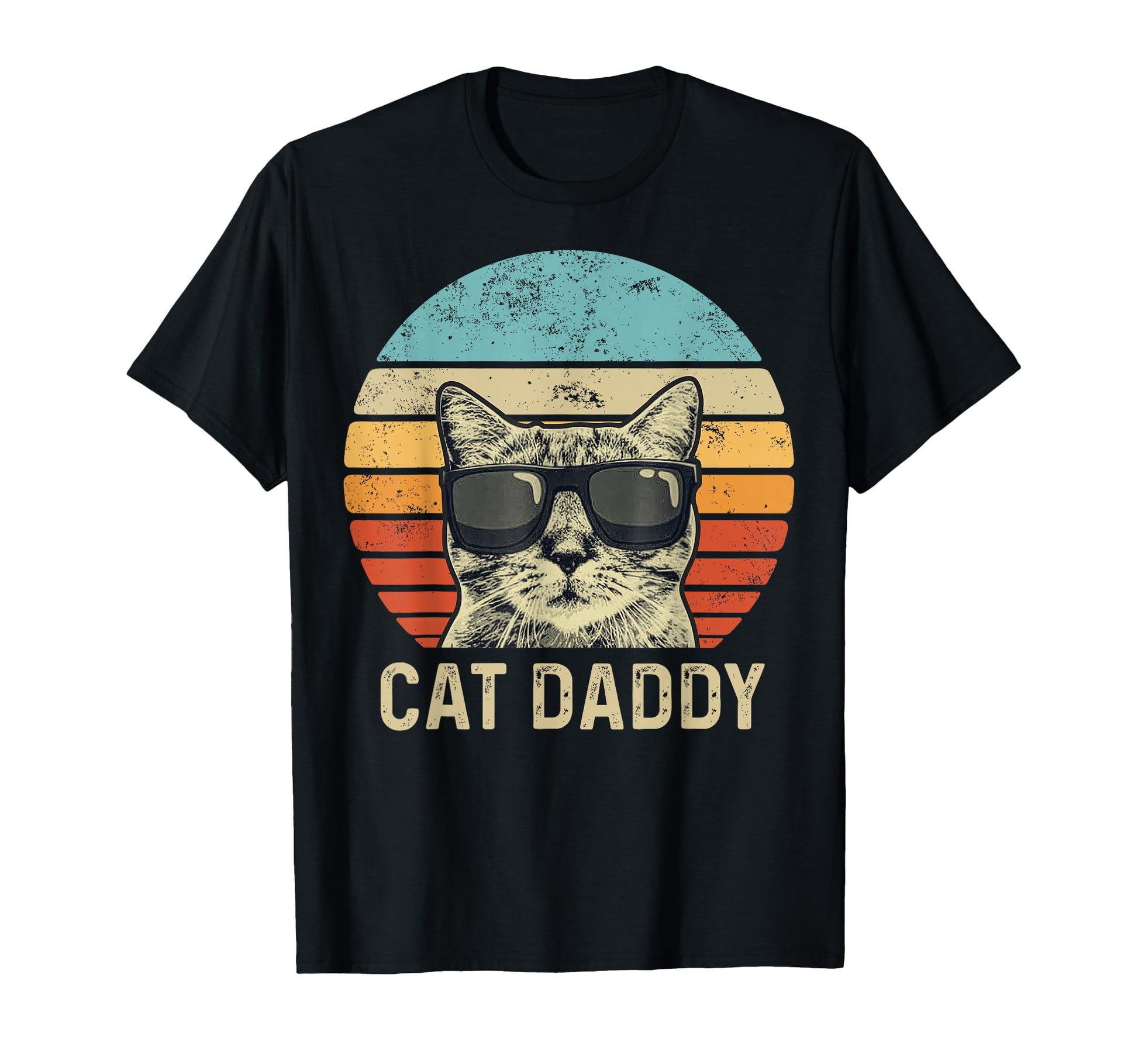 Cat Daddy Cat Sunglasses Cat Dad Gift T-Shirt - Unique Graphic for Adults - T-Shirt, Sweatshirt, Hoodie