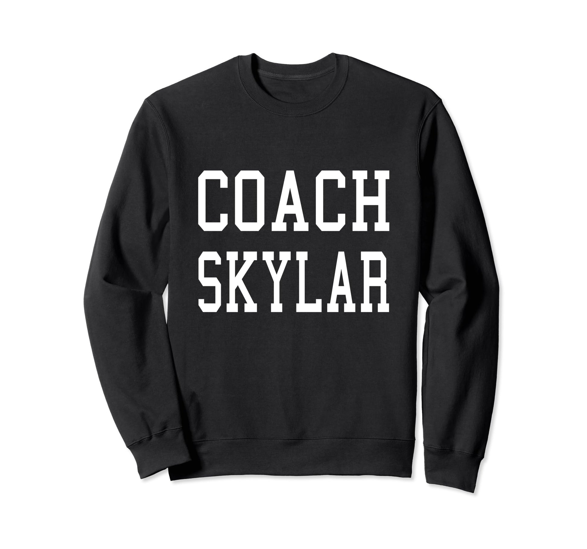 Coach Skylar Custom Football Sweatshirt - Aesthetic Graphic Men Women - T-Shirt, Sweatshirt, Hoodie