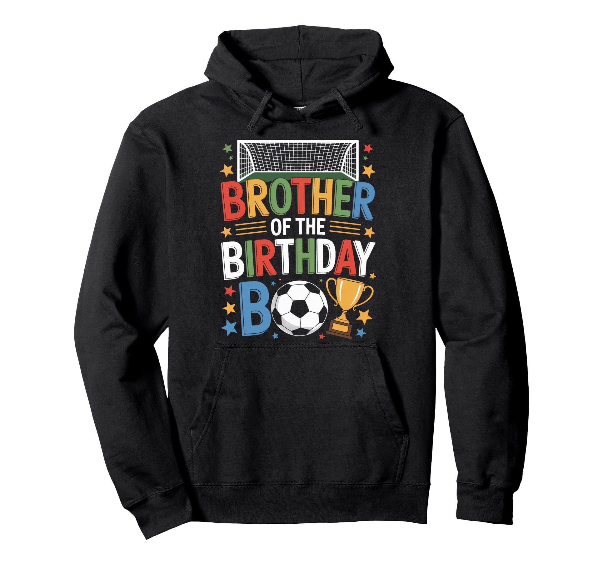Brother Birthday Soccer Celebration Hoodie - Graphic Print Men Women - T-Shirt, Sweatshirt, Hoodie