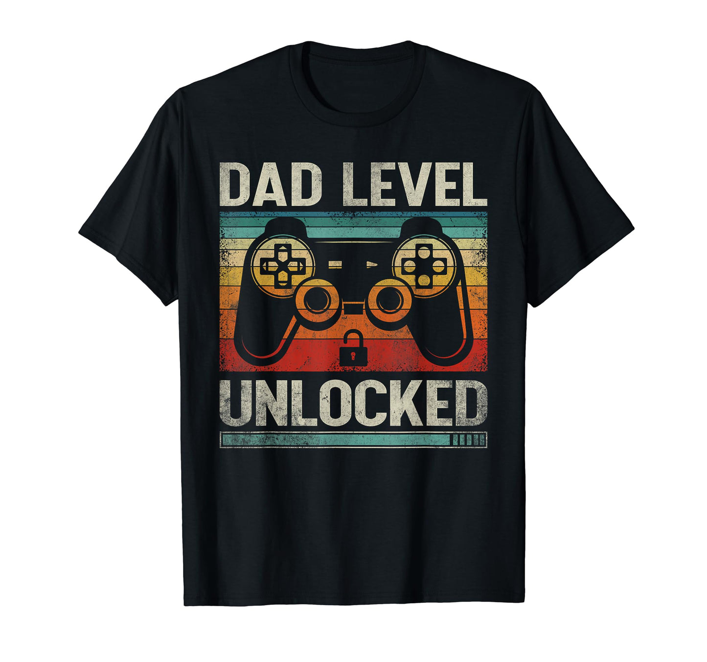 Dad Level Unlocked Gaming Gamer T-Shirt - Unique Graphic for Adults - T-Shirt, Sweatshirt, Hoodie