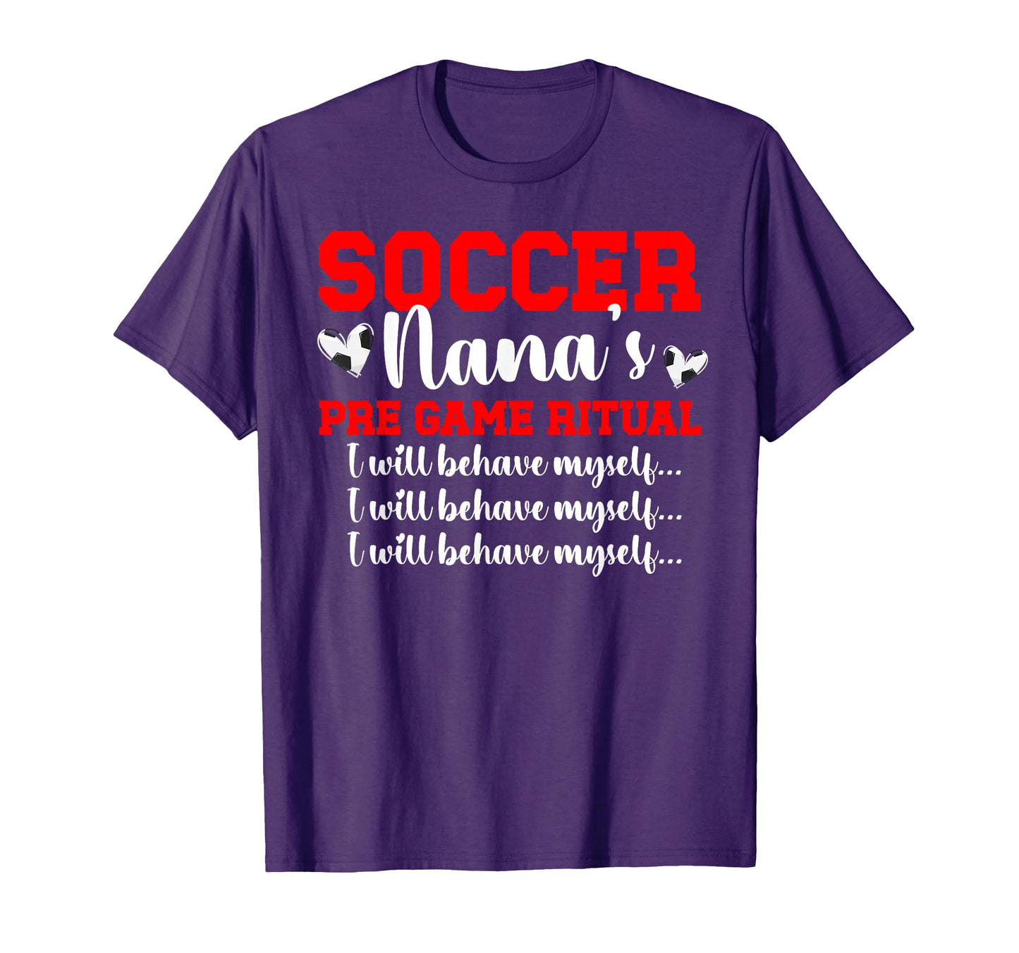 Soccer Nana Funny Nana Soccer T-Shirt - Fun Novelty Design for Adults - T-Shirt, Sweatshirt, Hoodie