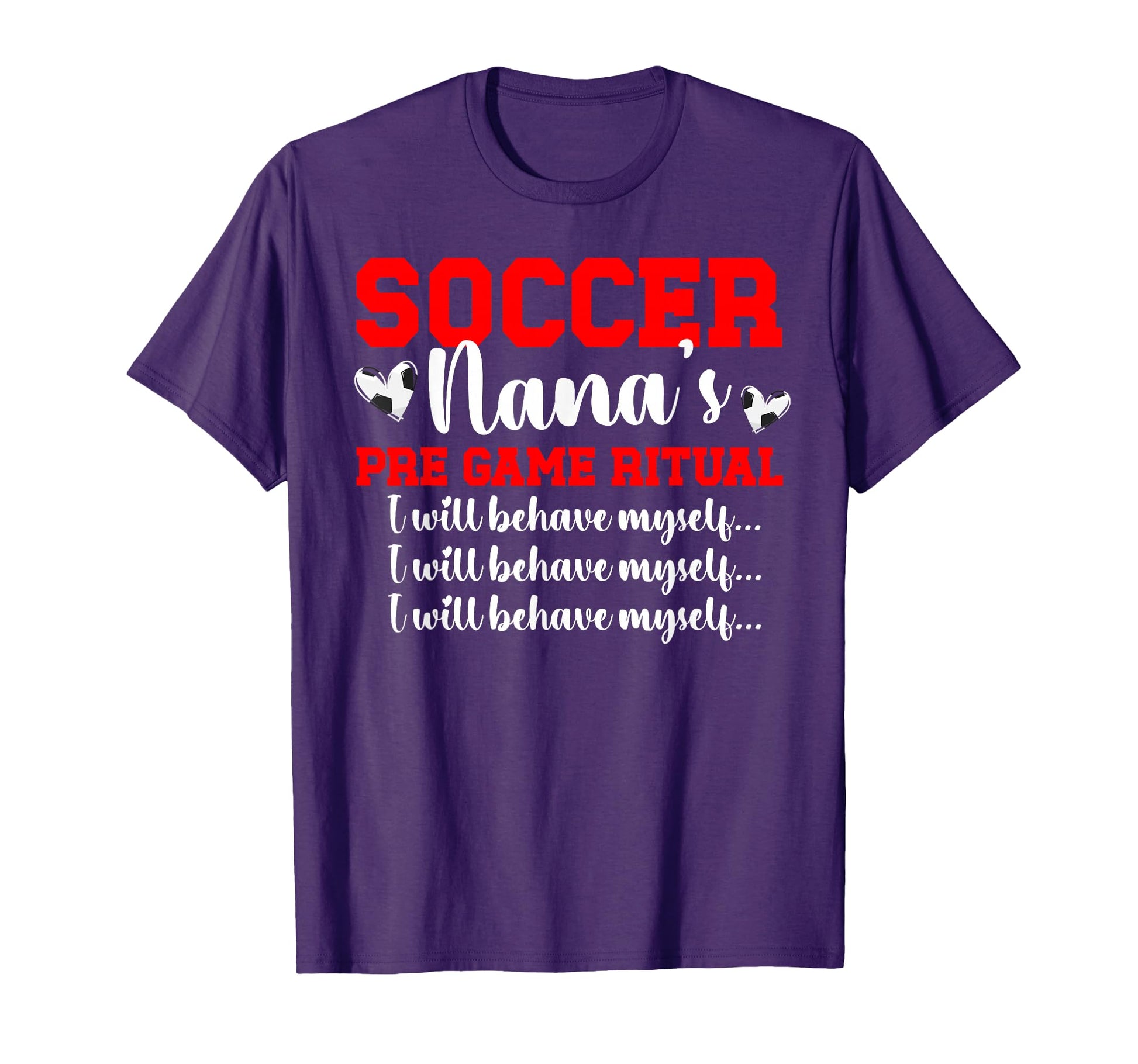 Soccer Nana Funny Nana Soccer T-Shirt - Fun Novelty Design for Adults - T-Shirt, Sweatshirt, Hoodie