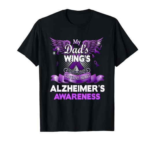 Alzheimers Awareness Gift Products Dads T-Shirt - Unique Graphic Unisex - T-Shirt, Sweatshirt, Hoodie