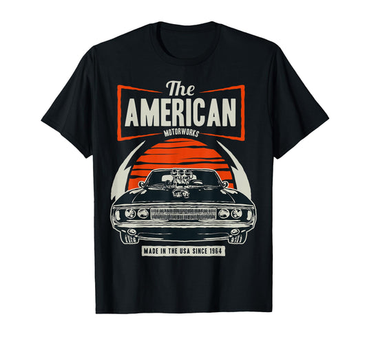 American Muscle Cars Novelty Small T-Shirt - Aesthetic Graphic for Adults - T-Shirt, Sweatshirt, Hoodie
