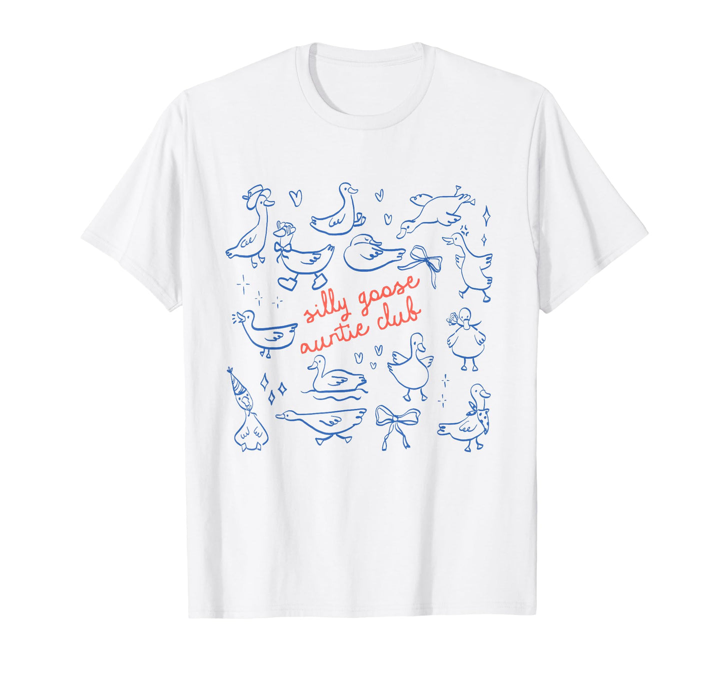 Auntie Aunt Silly Goose Mothers T-Shirt - Casual Everyday Wear for Adults - T-Shirt, Sweatshirt, Hoodie